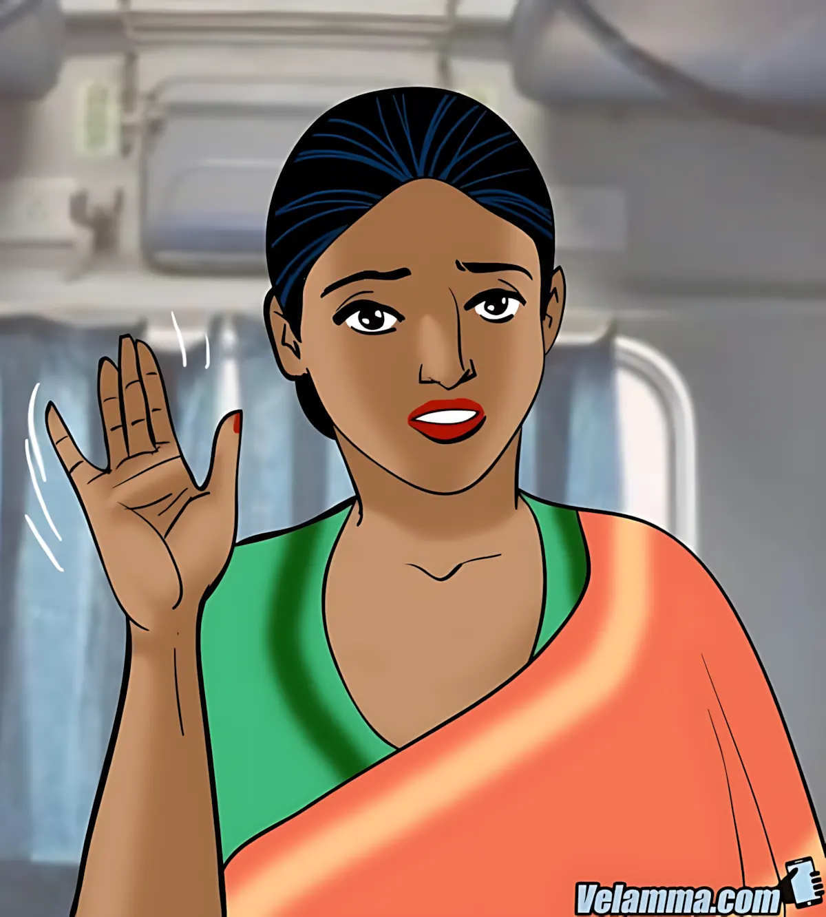 Velamma All Episodes Comics - 68 . Velamma - Episode 68 - Running A Train On Velamma - Page 53