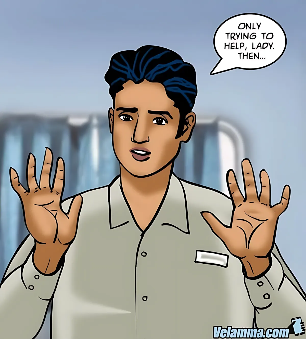 Velamma All Episodes Comics - 68 . Velamma - Episode 68 - Running A Train On Velamma - Page 56