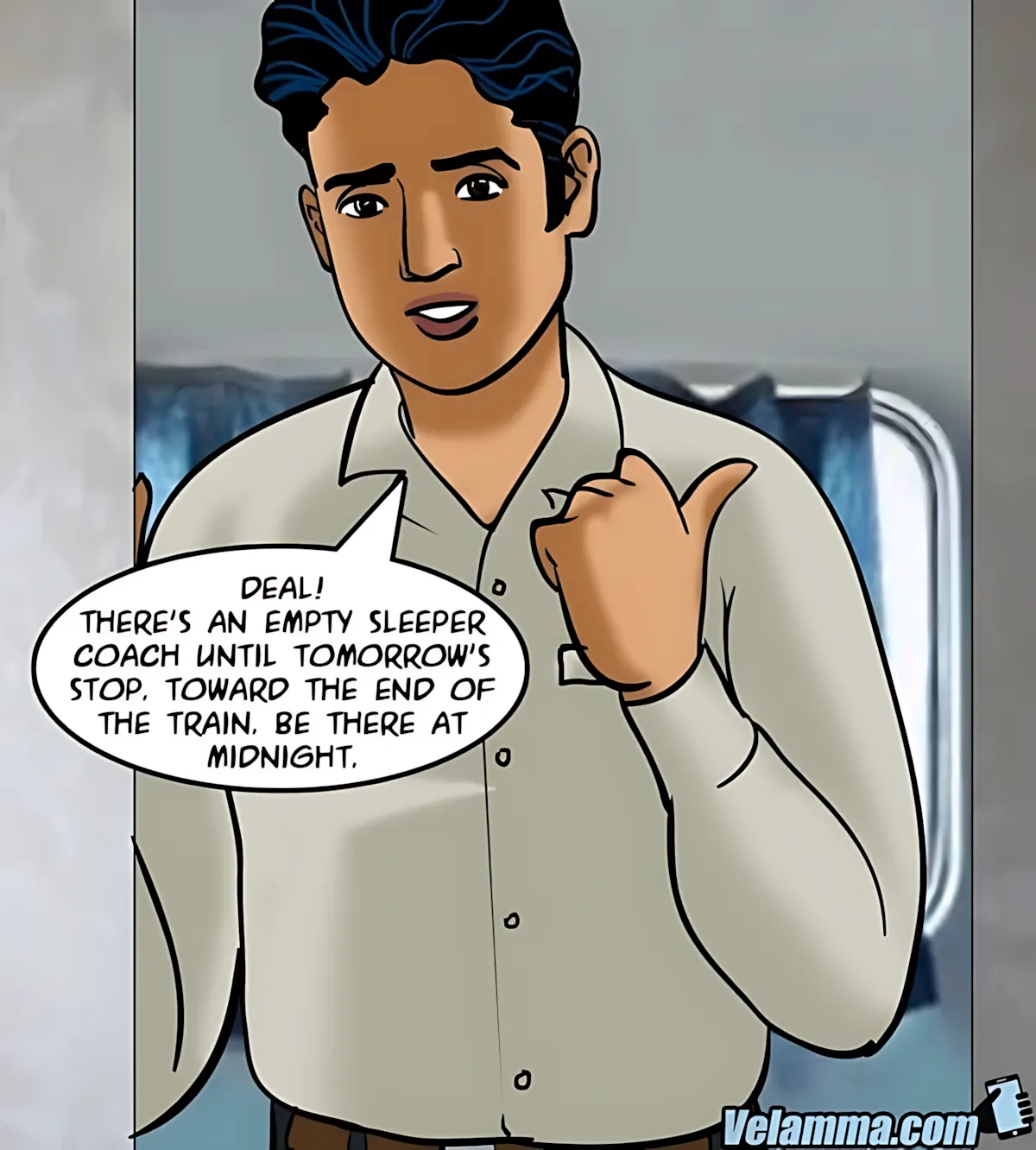 Velamma All Episodes Comics - 68 . Velamma - Episode 68 - Running A Train On Velamma - Page 61
