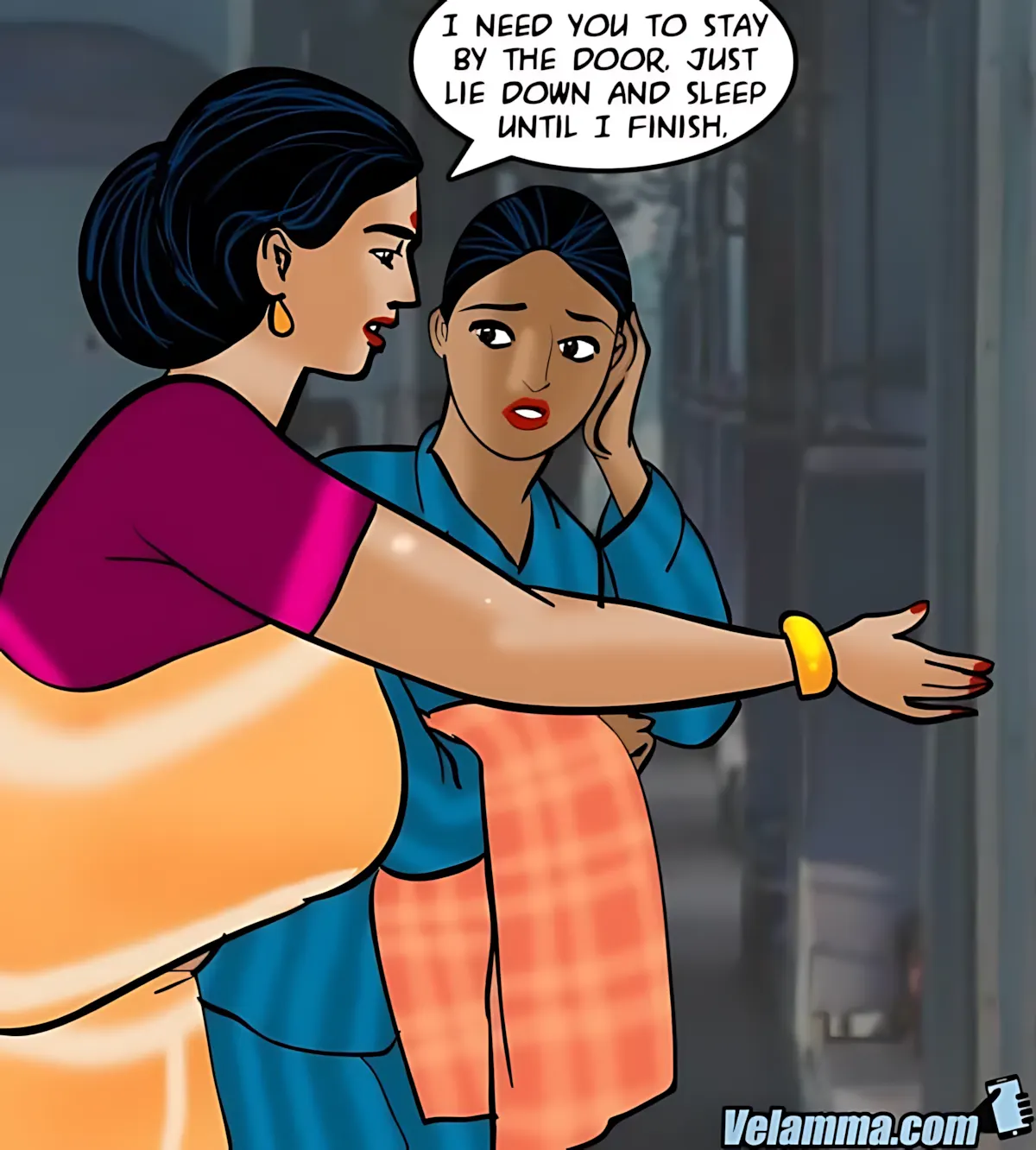 Velamma All Episodes Comics - 68 . Velamma - Episode 68 - Running A Train On Velamma - Page 76