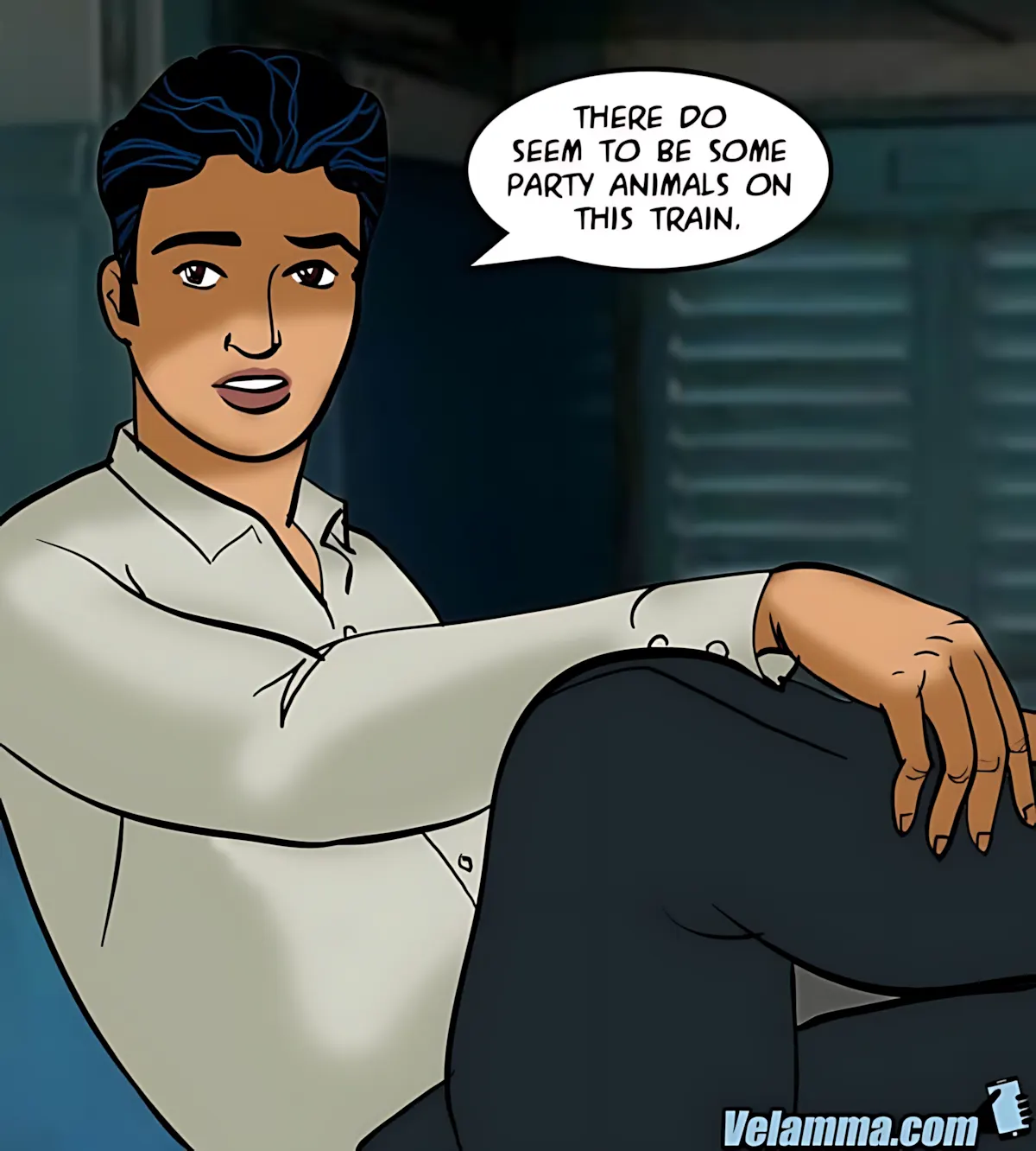 Velamma All Episodes Comics - 68 . Velamma - Episode 68 - Running A Train On Velamma - Page 84
