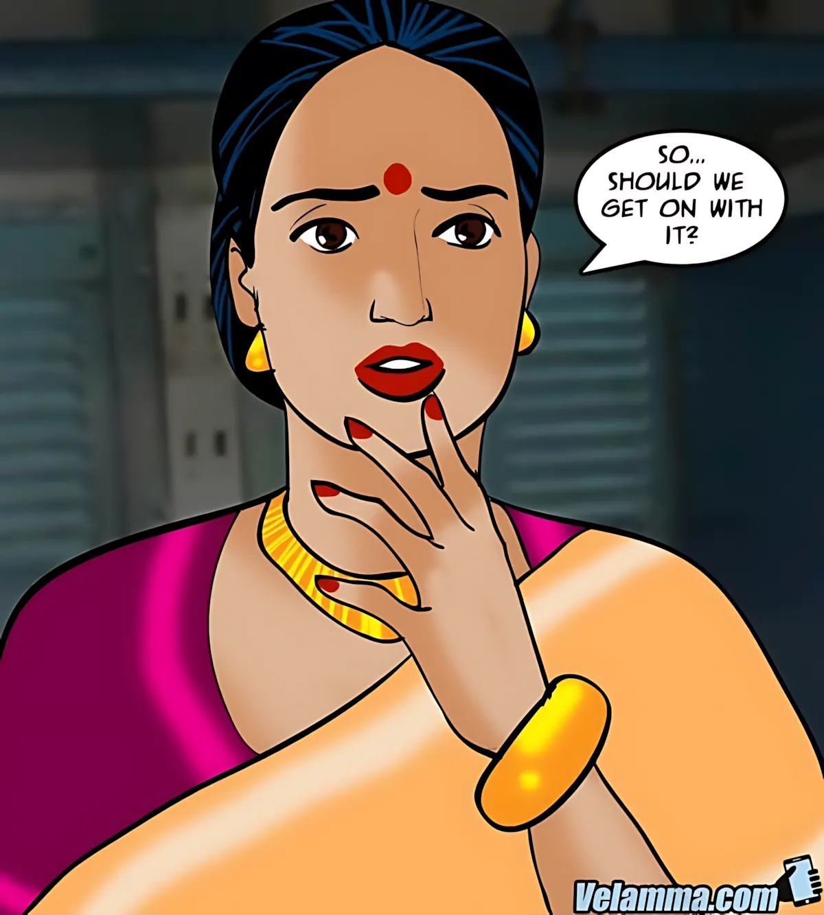 Velamma All Episodes Comics - 68 . Velamma - Episode 68 - Running A Train On Velamma - Page 85