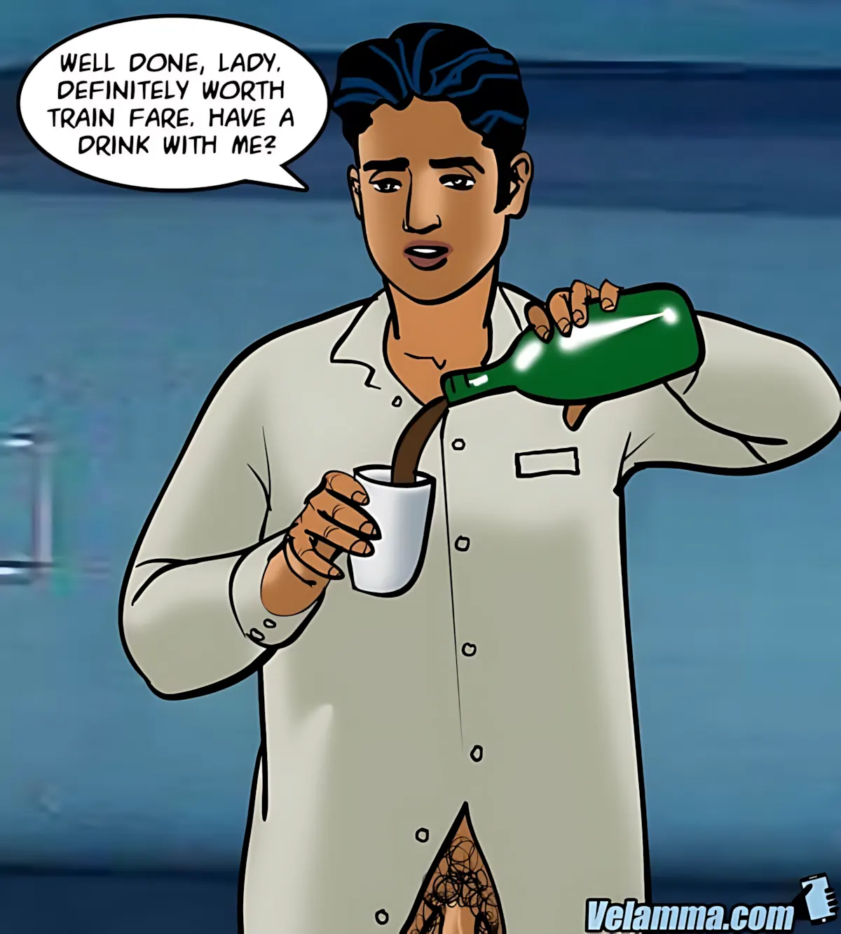 Velamma All Episodes Comics - 68 . Velamma - Episode 68 - Running A Train On Velamma - Page 116