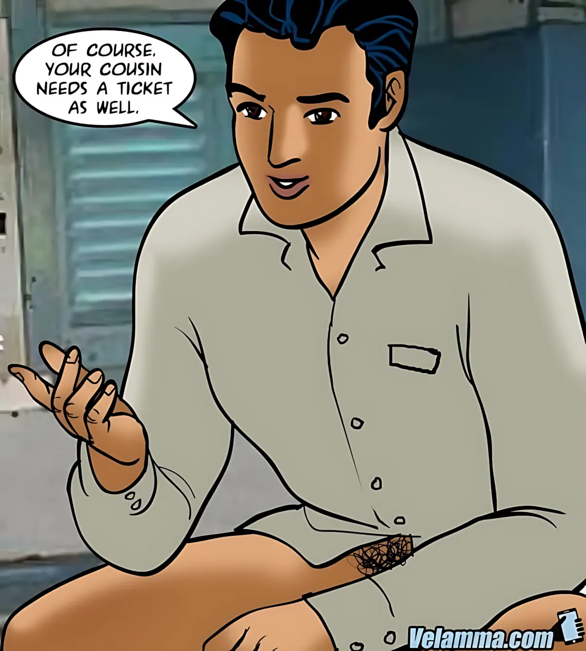 Velamma All Episodes Comics - 68 . Velamma - Episode 68 - Running A Train On Velamma - Page 128