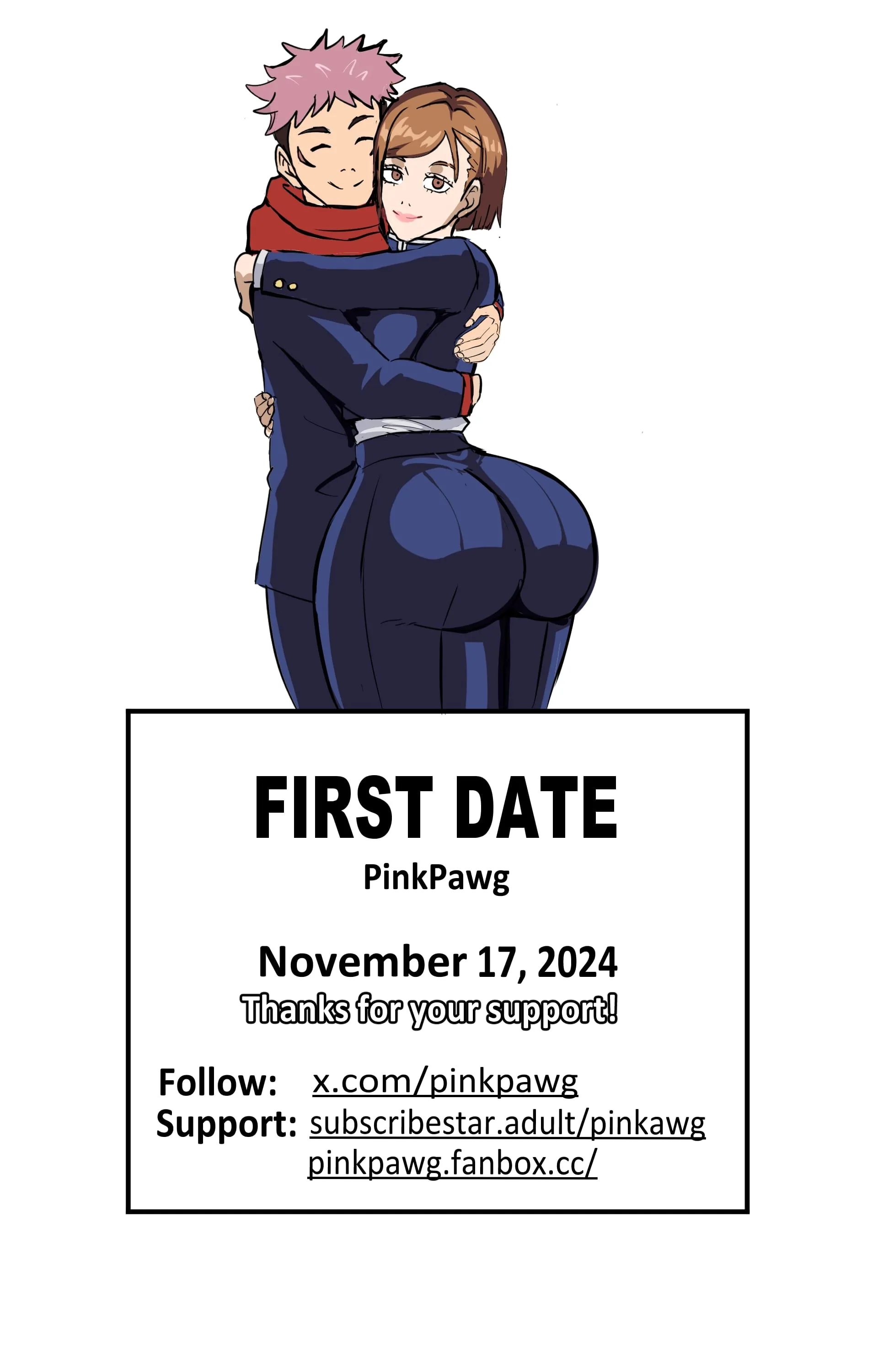 First Date (Jujutsu Kaisen) - 1 . First Date - Chapter 1  [Pink Pawg] - Page 24