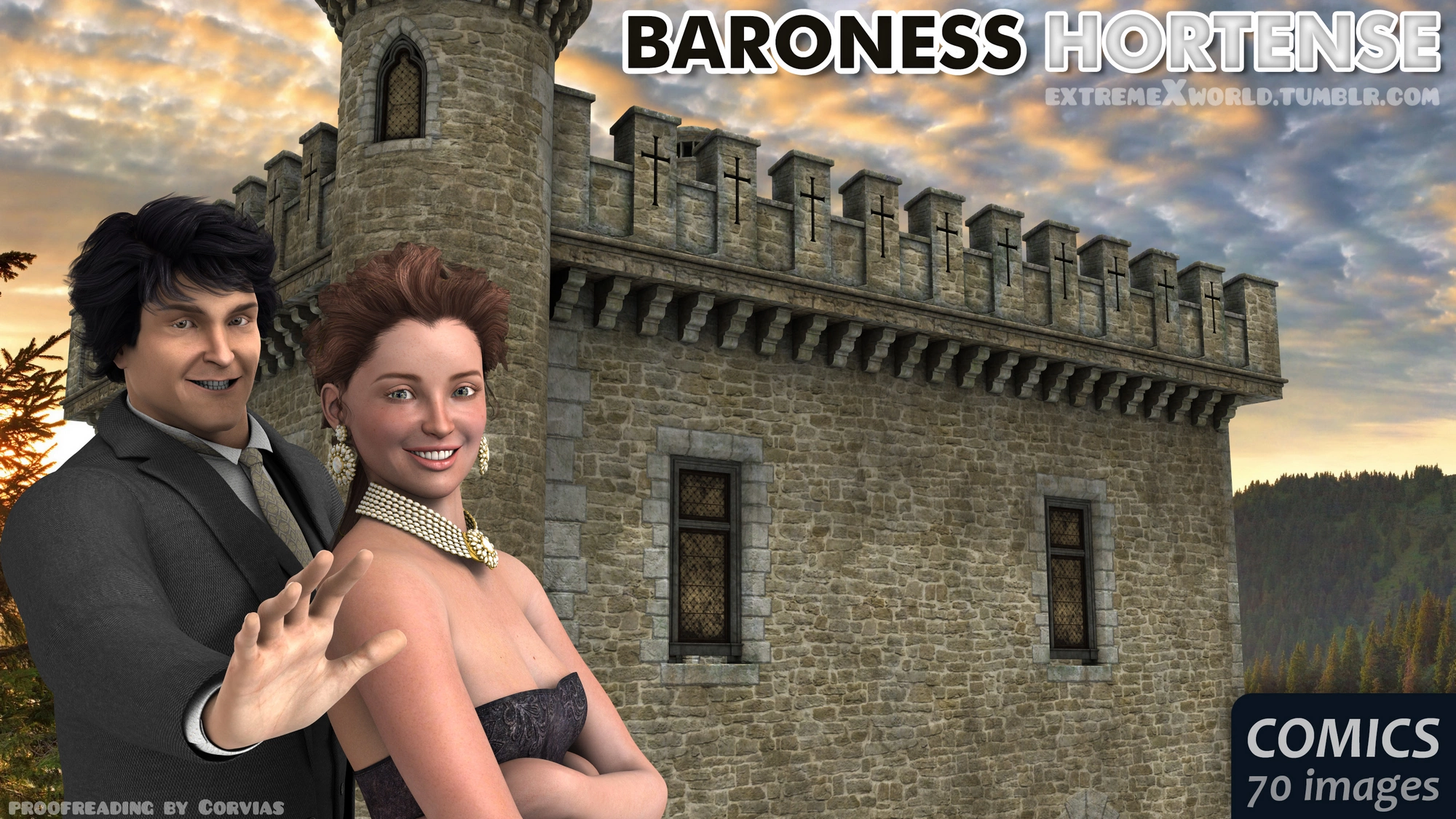 Slutty Baroness Hortense [ExtremeXWorld] - Slutty Baroness Hortense - Page 1