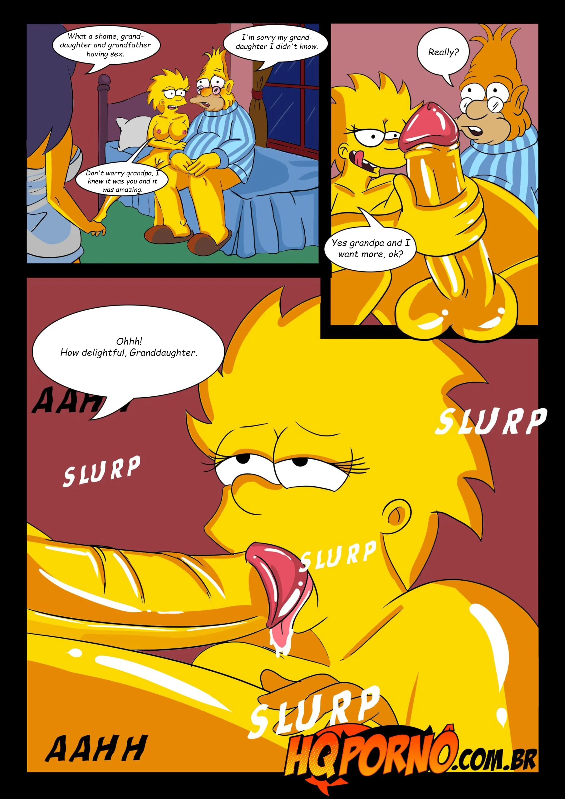 OS Simpsons (The Simpsons) - 4 . OS Simpsons - Sleepover At Grandpa's House 2 - Chapter 4 - Page 2