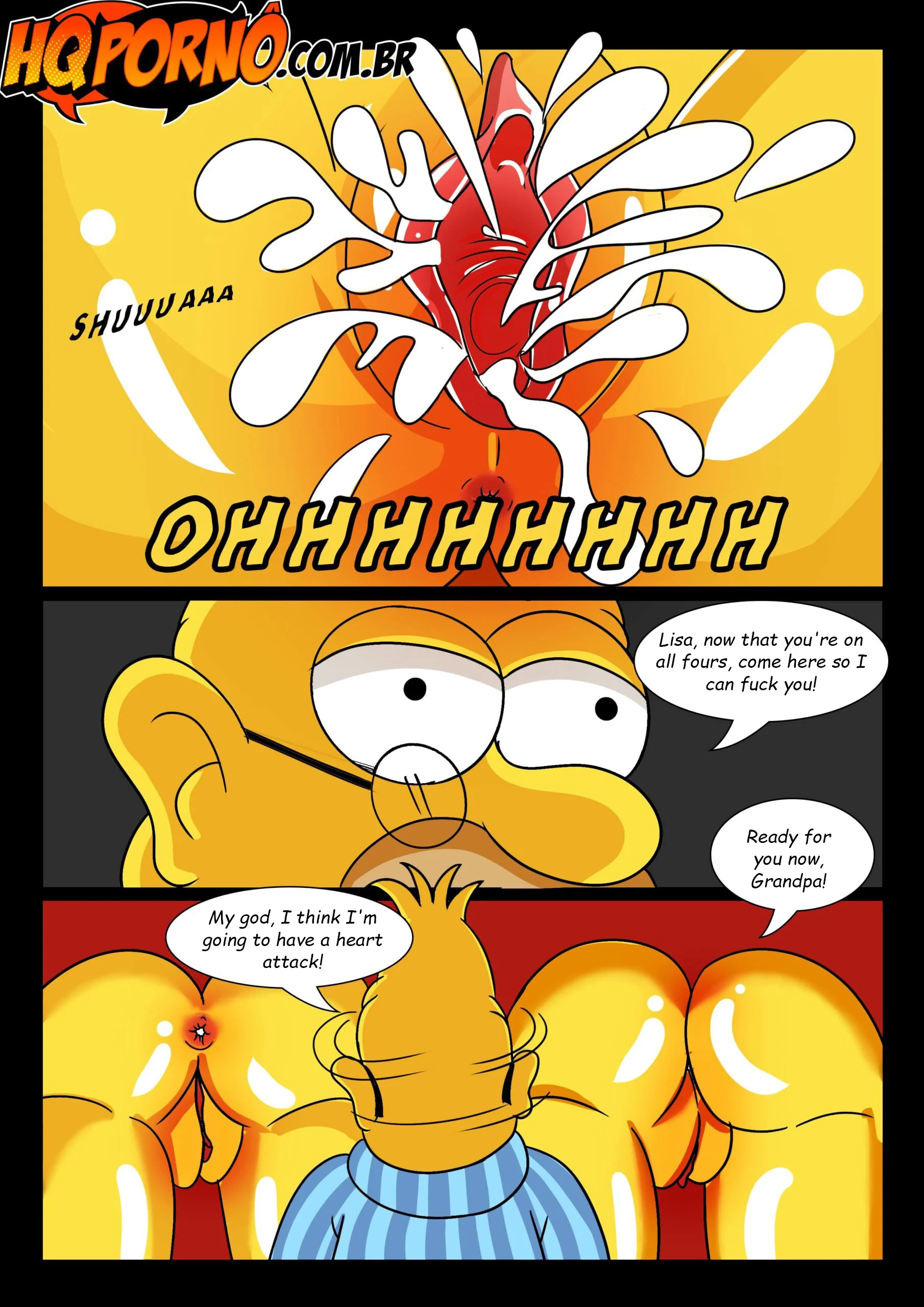 OS Simpsons (The Simpsons) - 4 . OS Simpsons - Sleepover At Grandpa's House 2 - Chapter 4 - Page 7