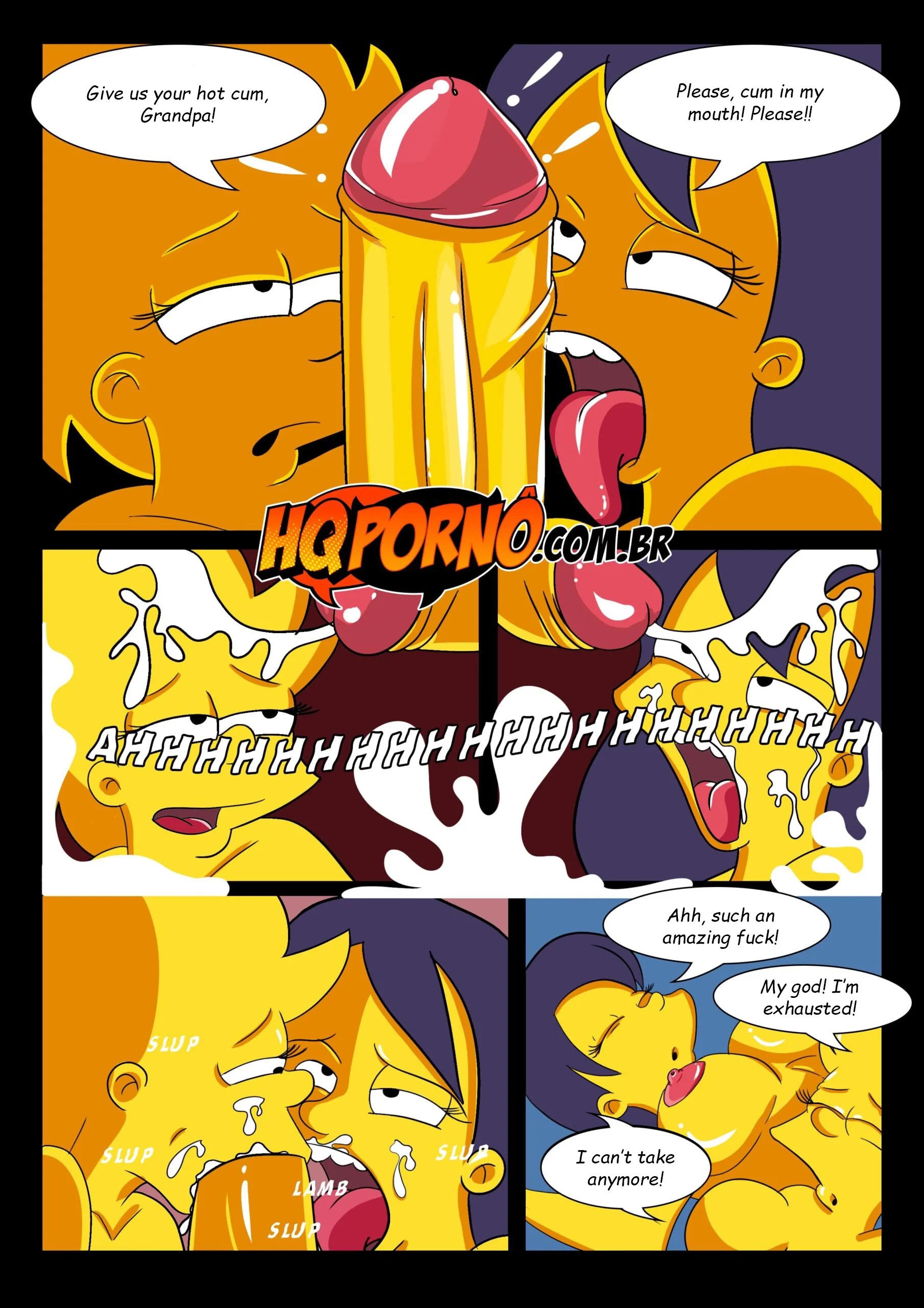 OS Simpsons (The Simpsons) - 4 . OS Simpsons - Sleepover At Grandpa's House 2 - Chapter 4 - Page 10