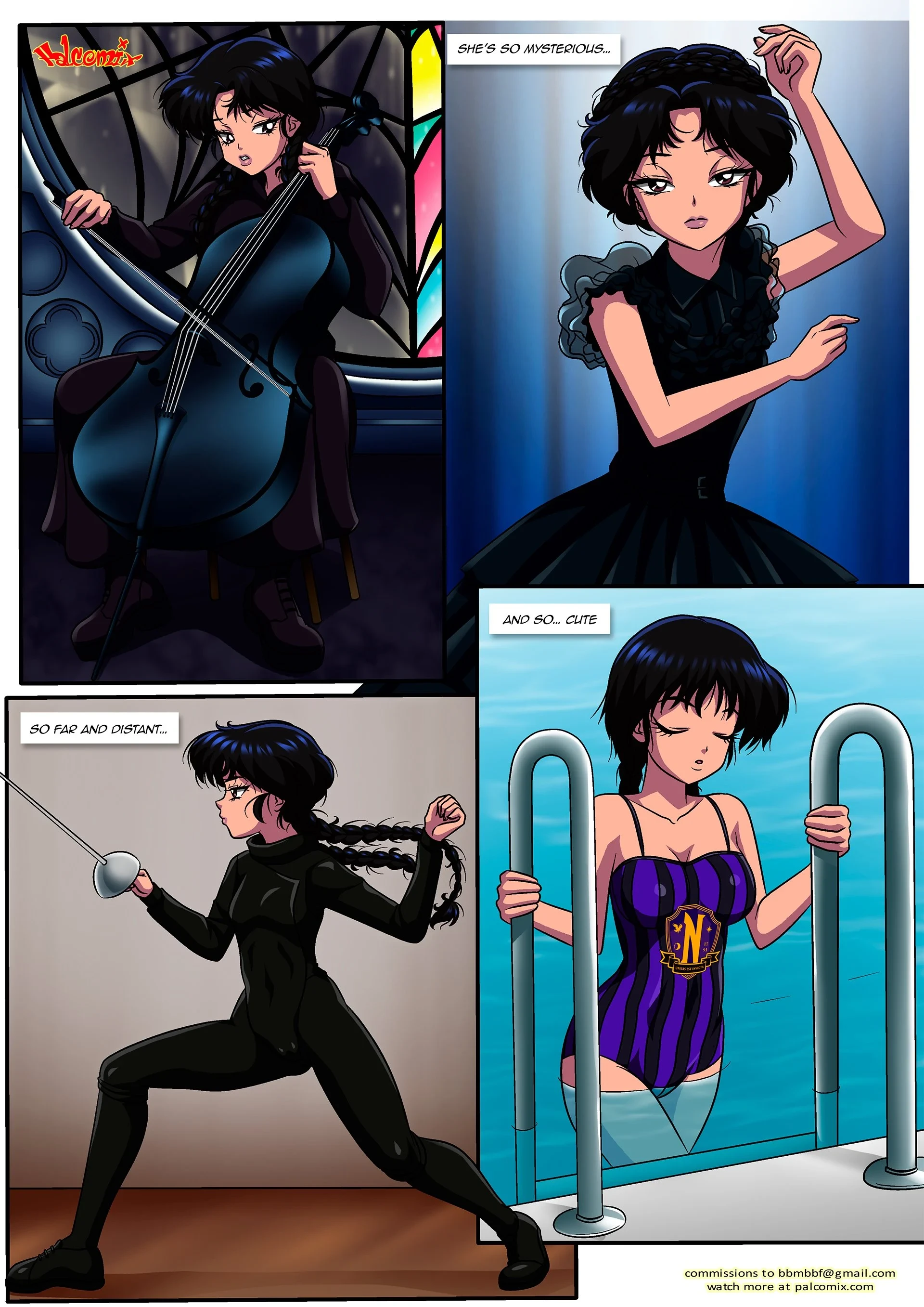 Children Of Woe (Addams Family) [Palcomix] - 1 . Children Of Woe - (Addams Family) [Palcomix] - Page 3