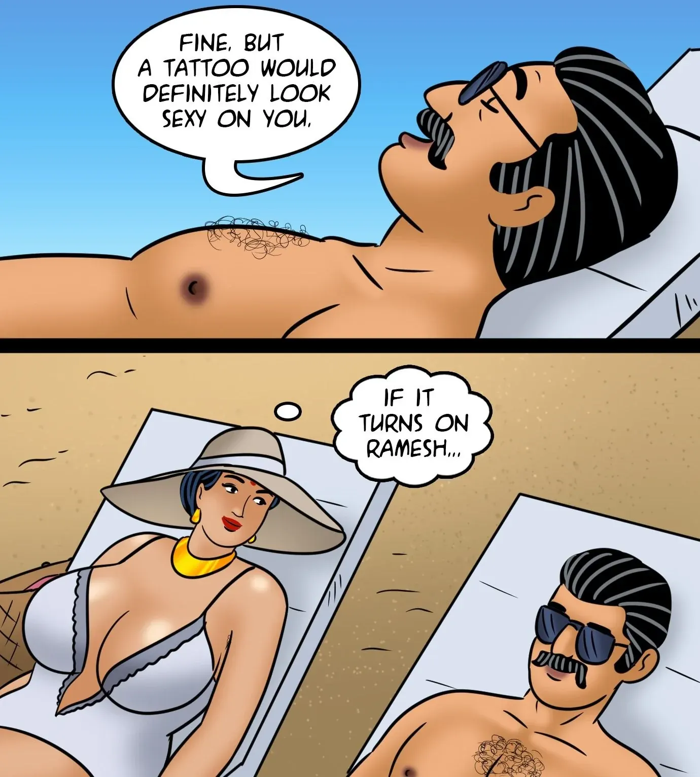 Velamma All Episodes Comics - 122 . Velamma - Episode 122 - Velamma Gets A Tattoo - Page 34