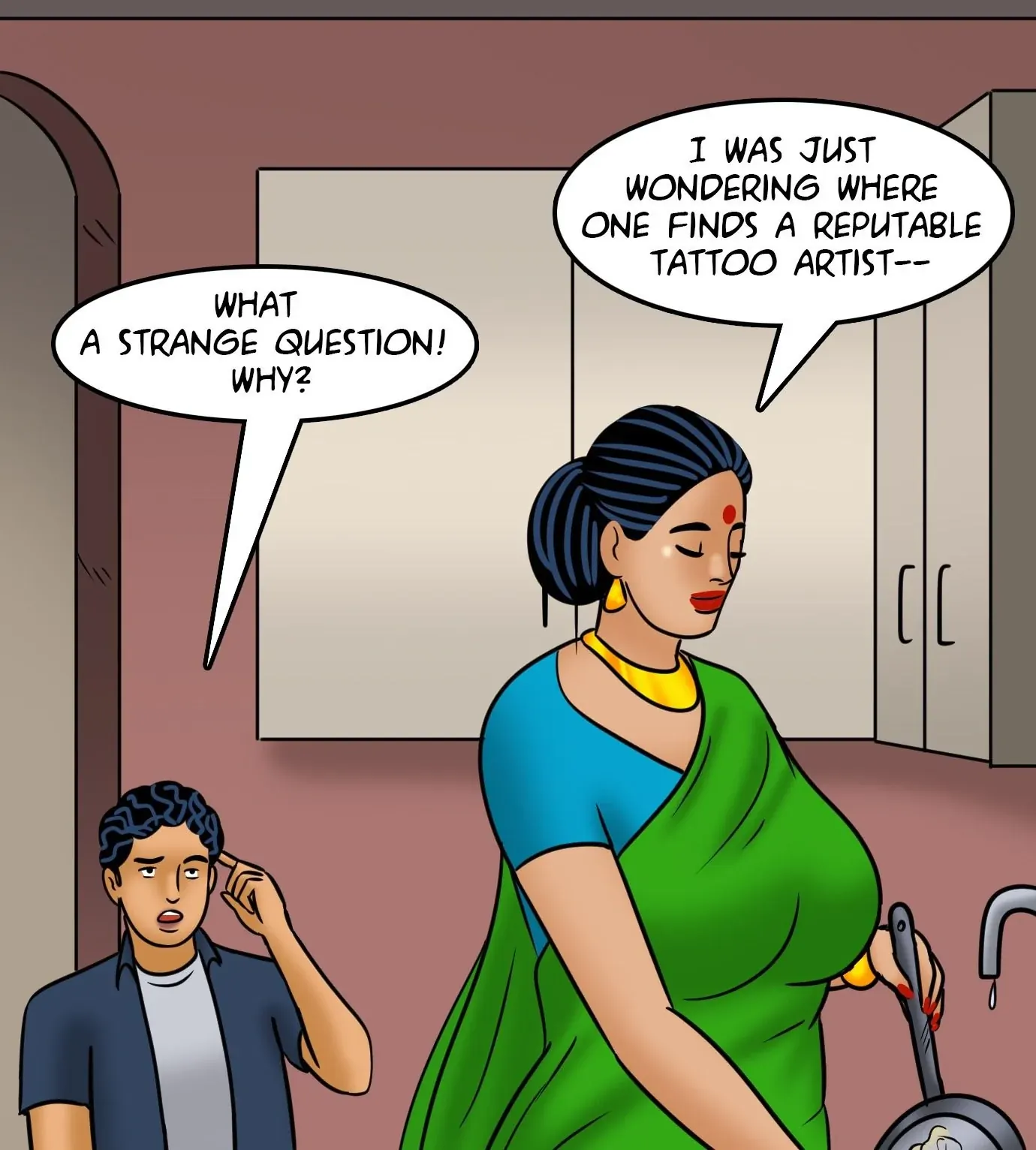 Velamma All Episodes Comics - 122 . Velamma - Episode 122 - Velamma Gets A Tattoo - Page 40