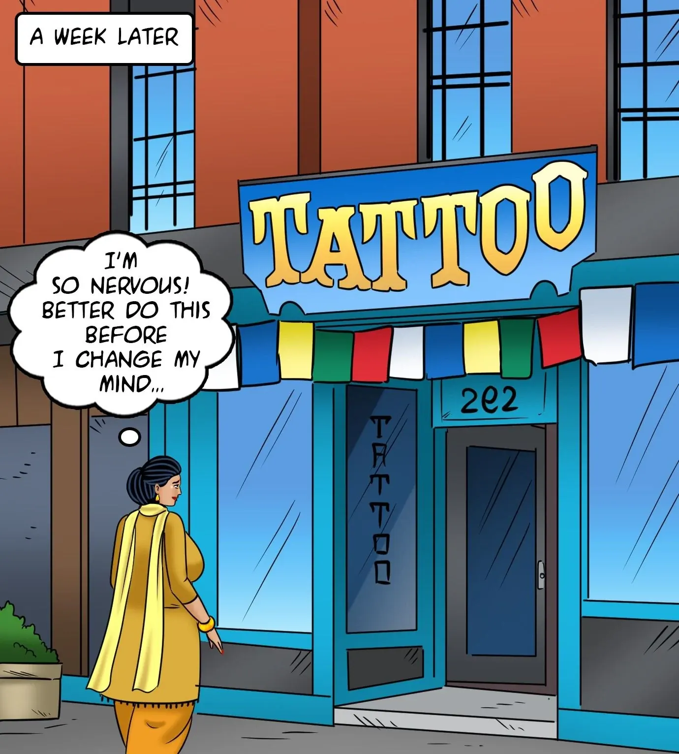 Velamma All Episodes Comics - 122 . Velamma - Episode 122 - Velamma Gets A Tattoo - Page 44