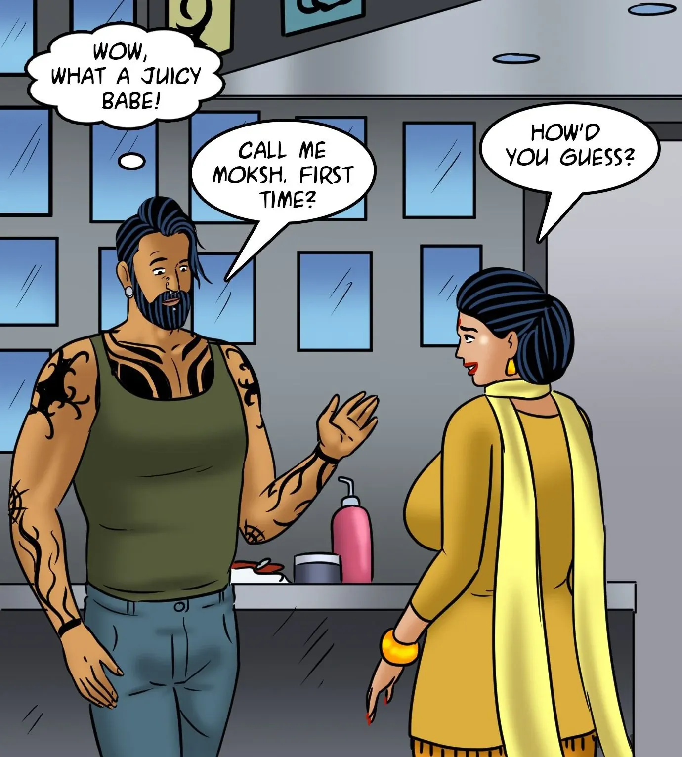 Velamma All Episodes Comics - 122 . Velamma - Episode 122 - Velamma Gets A Tattoo - Page 46