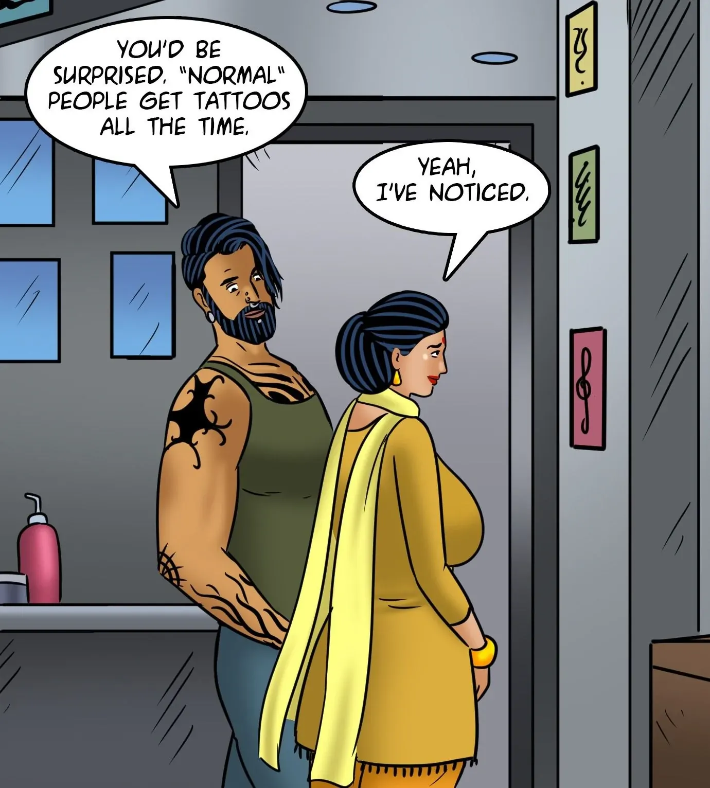 Velamma All Episodes Comics - 122 . Velamma - Episode 122 - Velamma Gets A Tattoo - Page 47