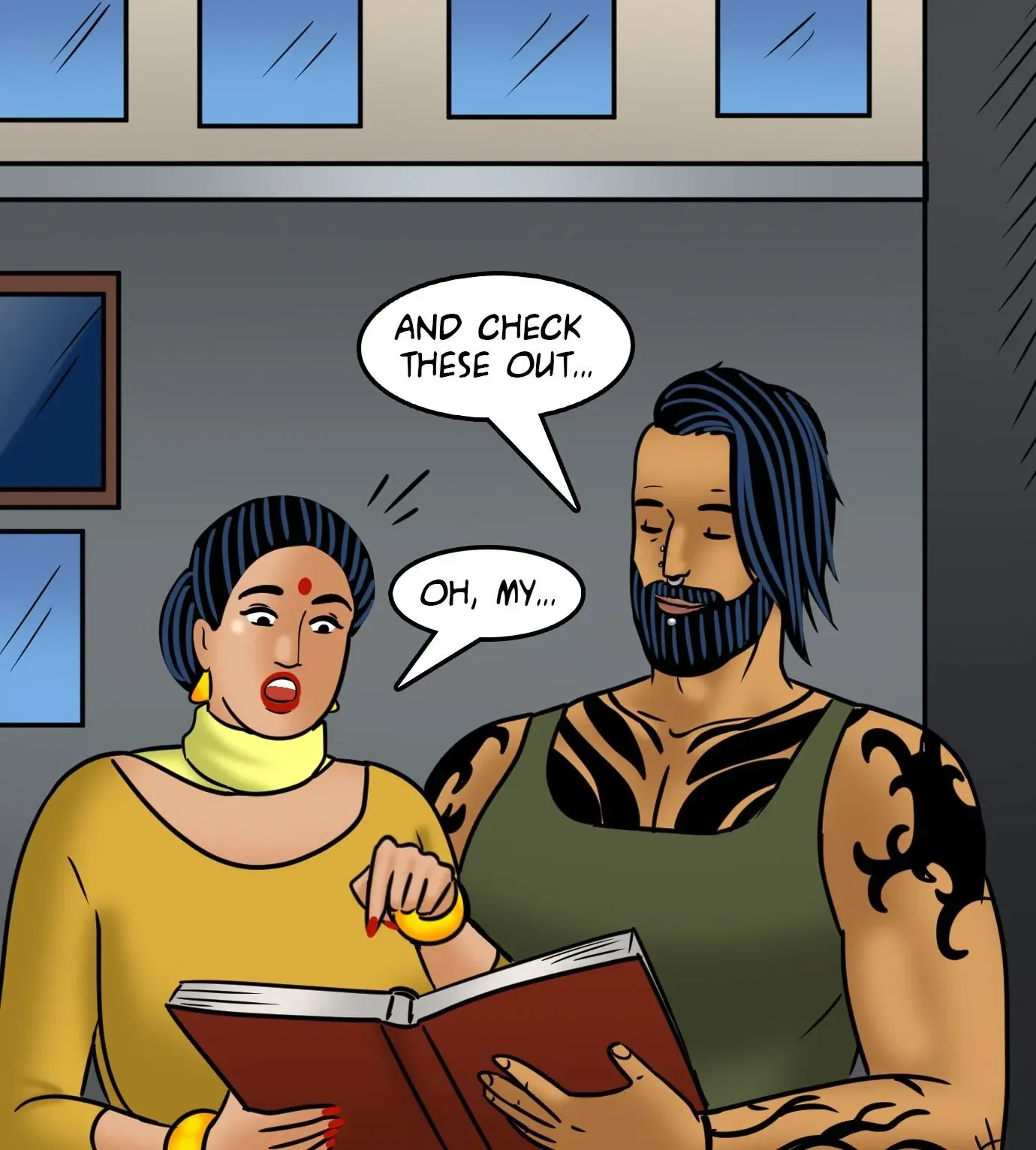 Velamma All Episodes Comics - 122 . Velamma - Episode 122 - Velamma Gets A Tattoo - Page 53
