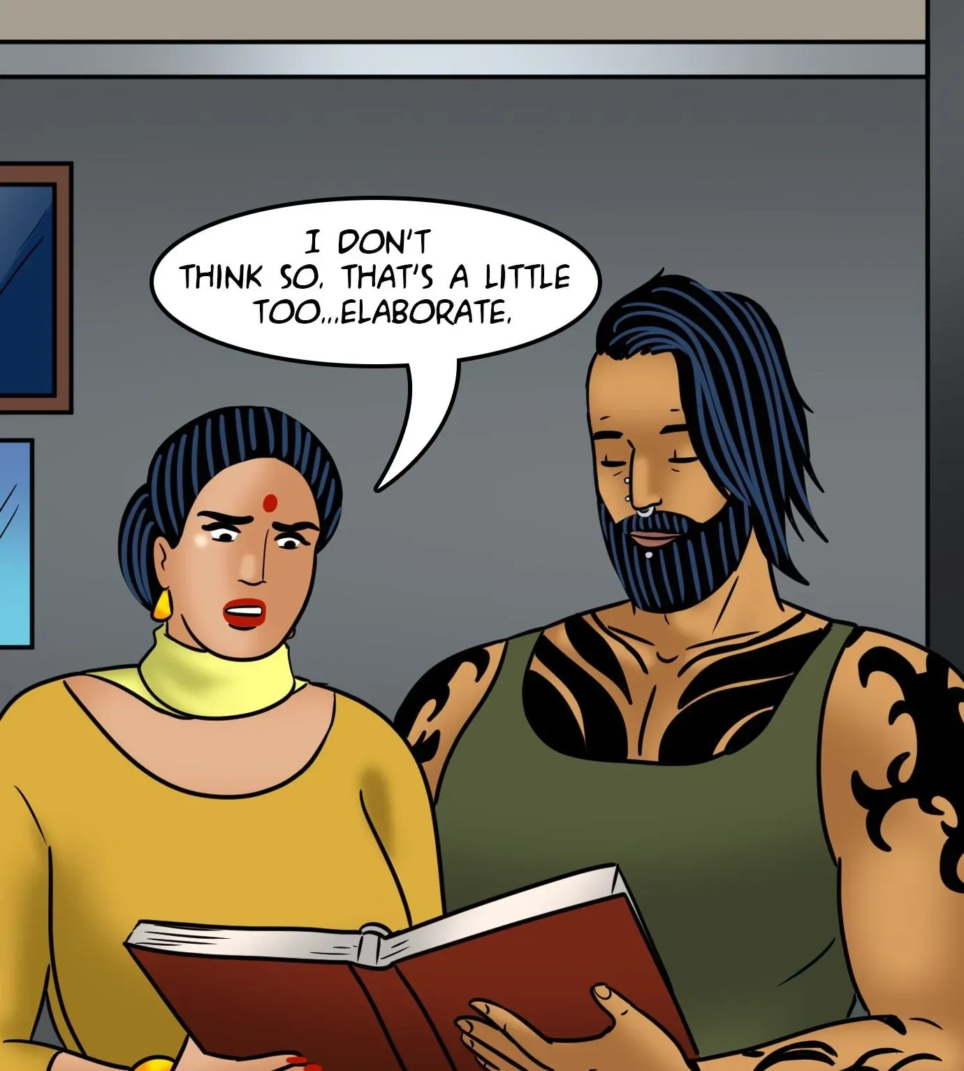 Velamma All Episodes Comics - 122 . Velamma - Episode 122 - Velamma Gets A Tattoo - Page 56