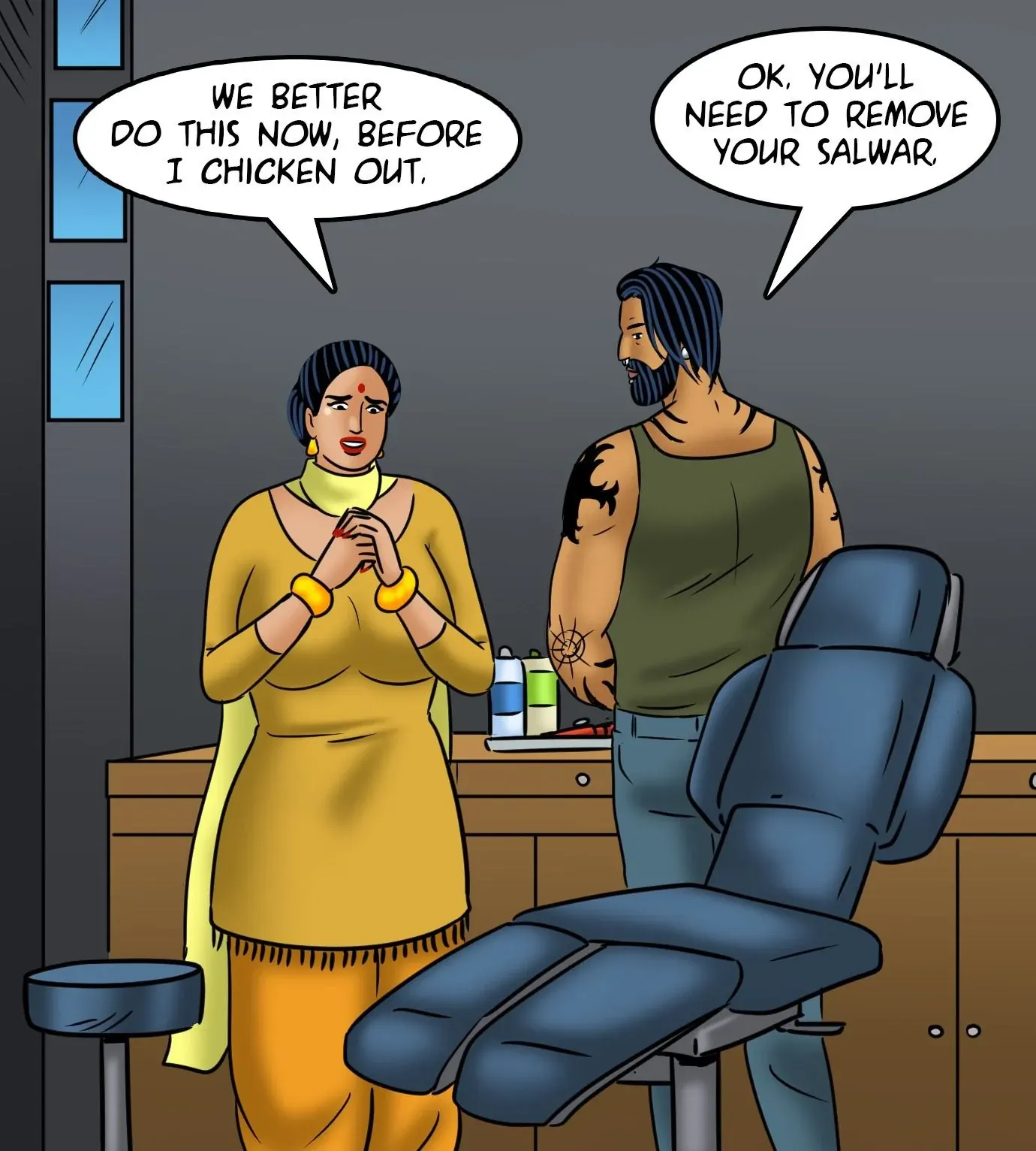 Velamma All Episodes Comics - 122 . Velamma - Episode 122 - Velamma Gets A Tattoo - Page 62
