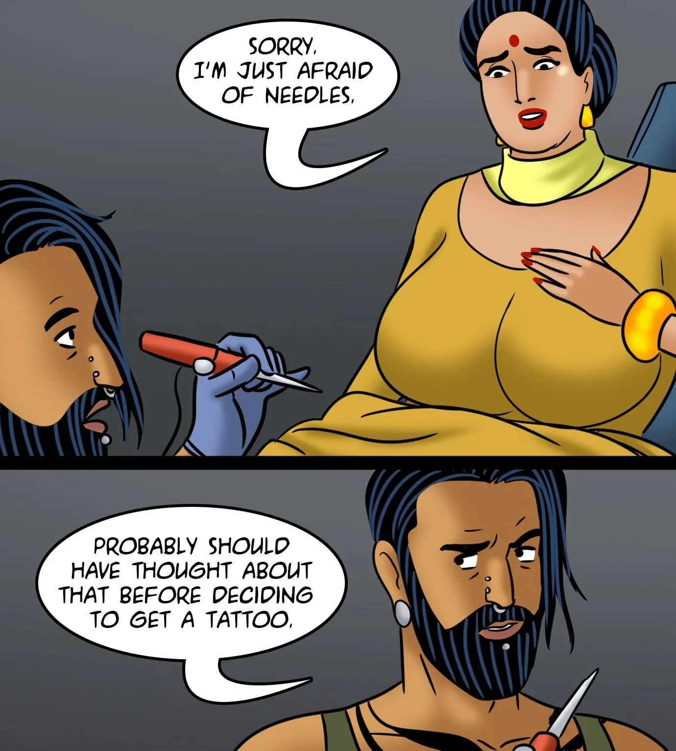 Velamma All Episodes Comics - 122 . Velamma - Episode 122 - Velamma Gets A Tattoo - Page 73