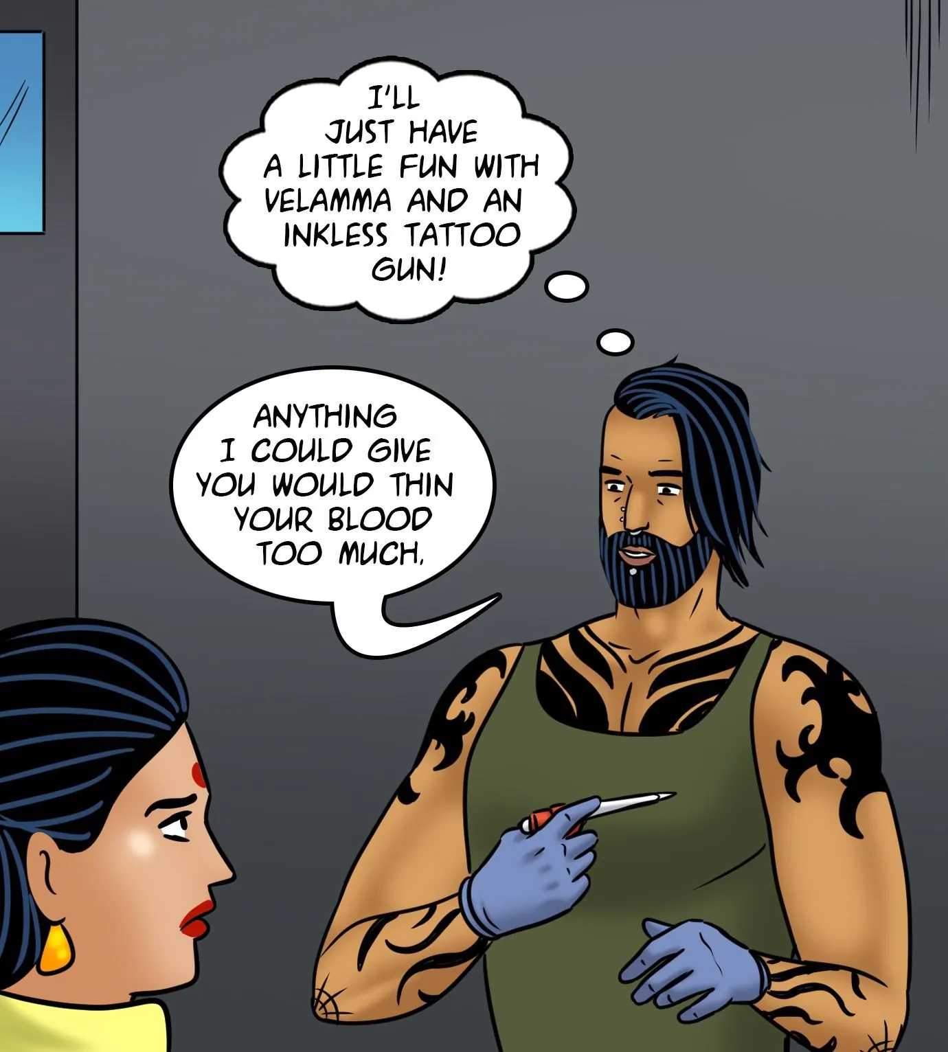 Velamma All Episodes Comics - 122 . Velamma - Episode 122 - Velamma Gets A Tattoo - Page 77