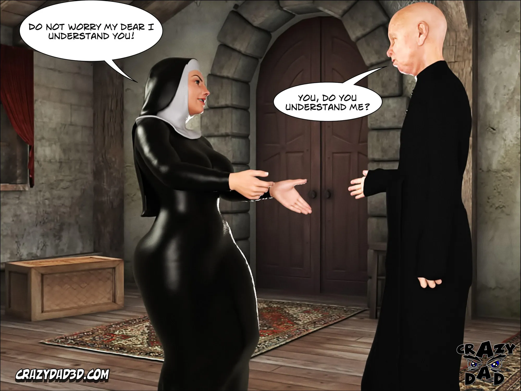 Sister Grace [CrazyDad3D] - 2 . Sister Grace - Chapter 2 [CrazyDad3D] - Page 17