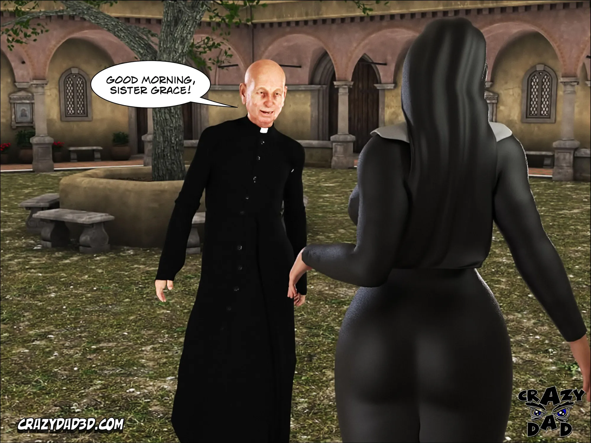 Sister Grace [CrazyDad3D] - 2 . Sister Grace - Chapter 2 [CrazyDad3D] - Page 54
