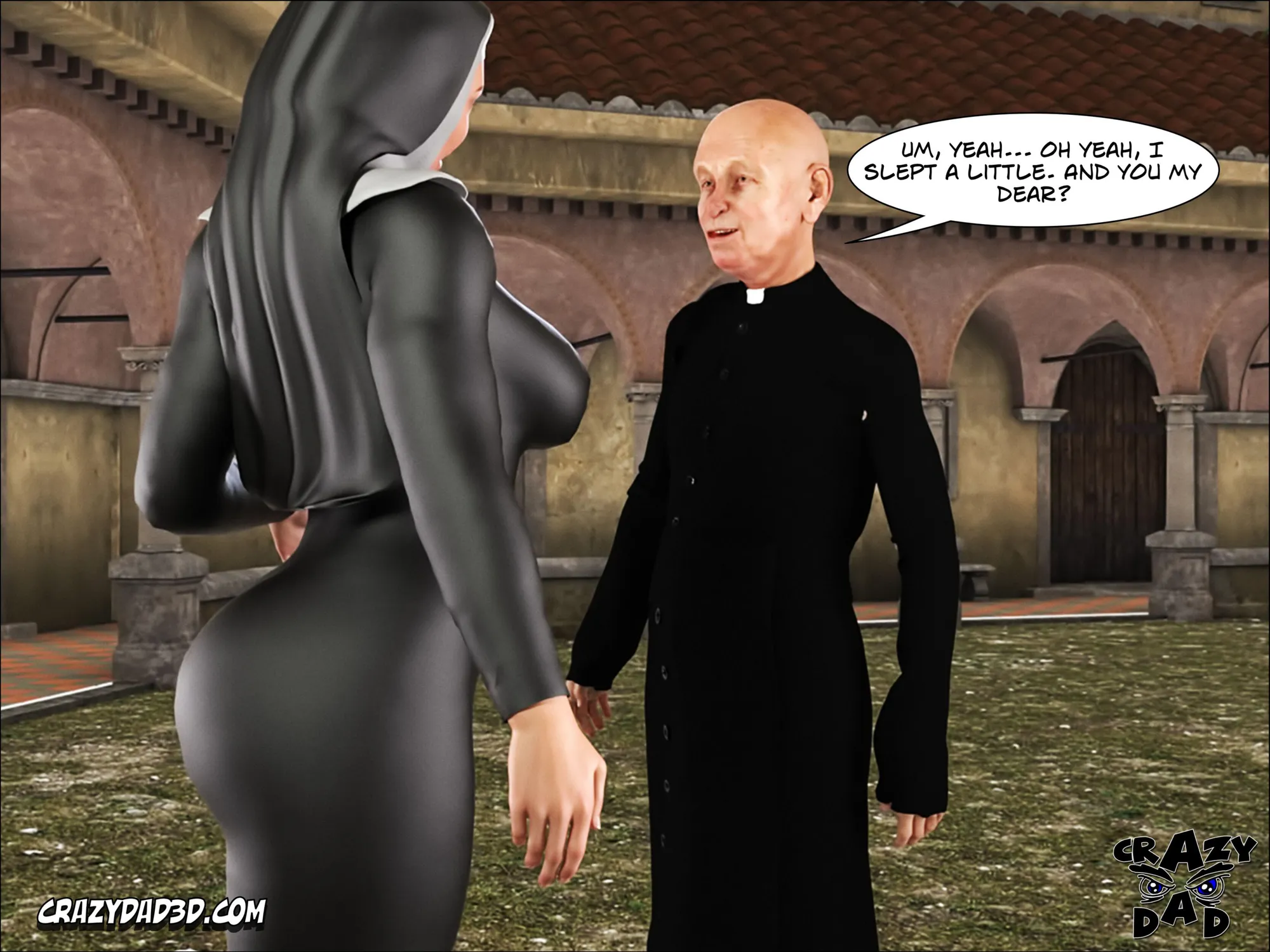 Sister Grace [CrazyDad3D] - 2 . Sister Grace - Chapter 2 [CrazyDad3D] - Page 56