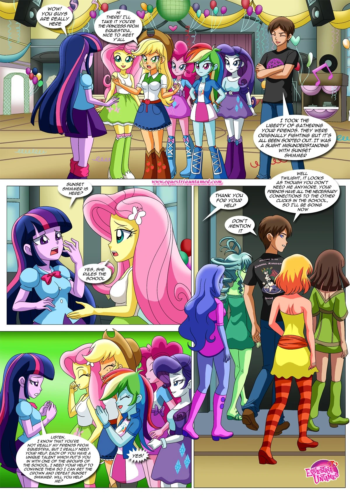 Equestria Girls Unleashed (My Little Pony – Equestria Girls) - 1 . Equestria Girls Unleashed - Chapter 1 (My Little Pony - Equestria Girls) [PalComix] - Page 6