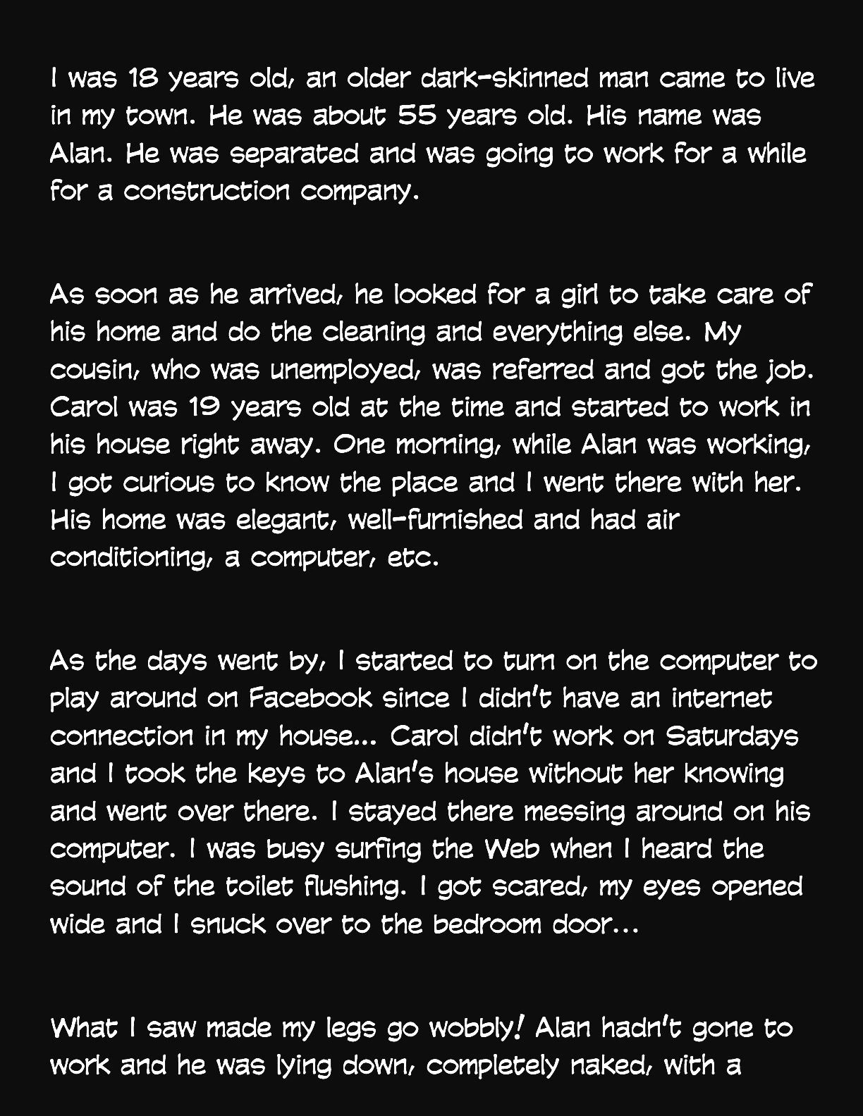 Animated Tales [WC | TF] - THE WHITE HOTTIE AND THE WELL-HUNG DARK GUY - Page 2