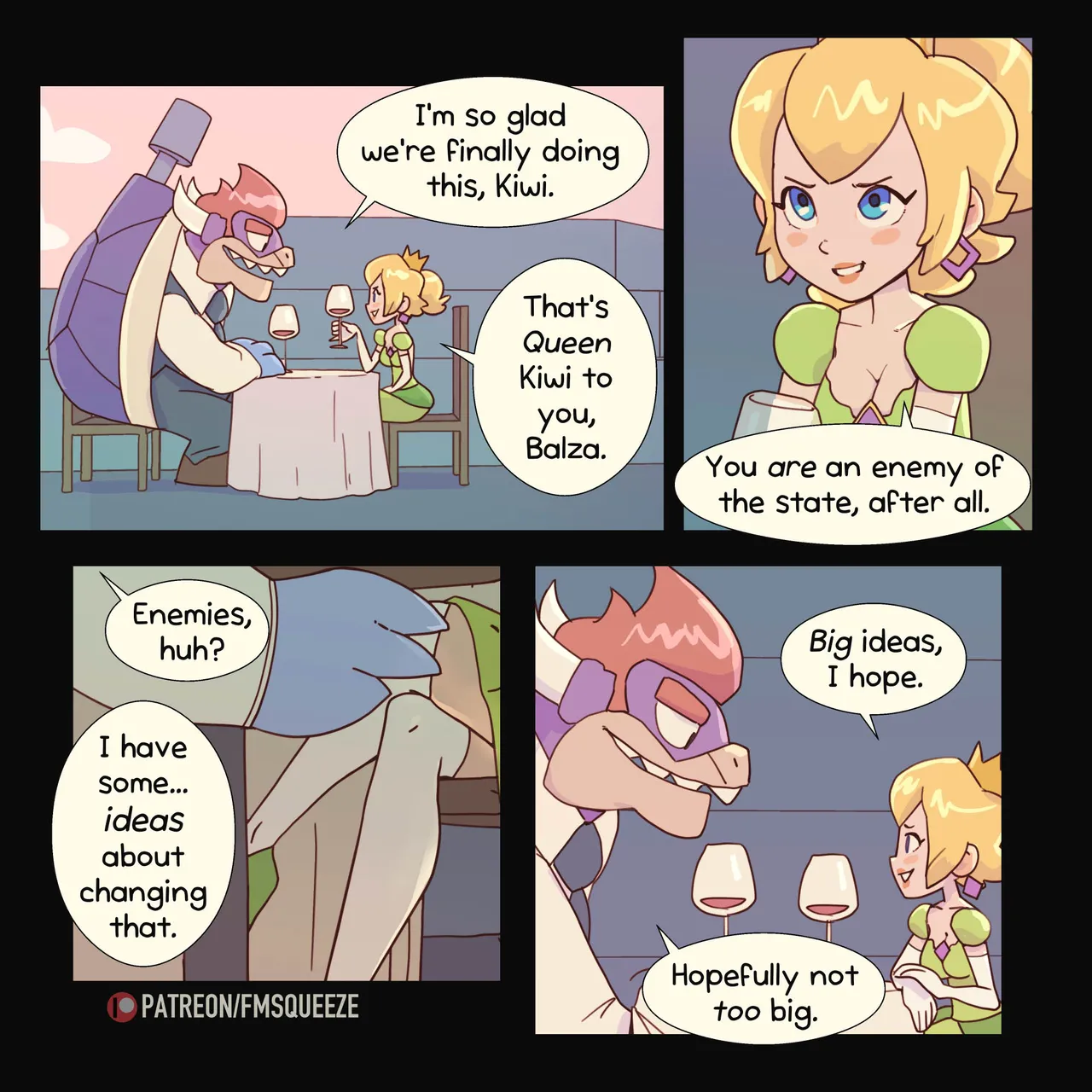 Kiwi’s Big Date- A Gangbang Fit for a Queen [Fmsqueeze] - Kiwi's Big Date- A Gangbang Fit for a Queen - Page 2