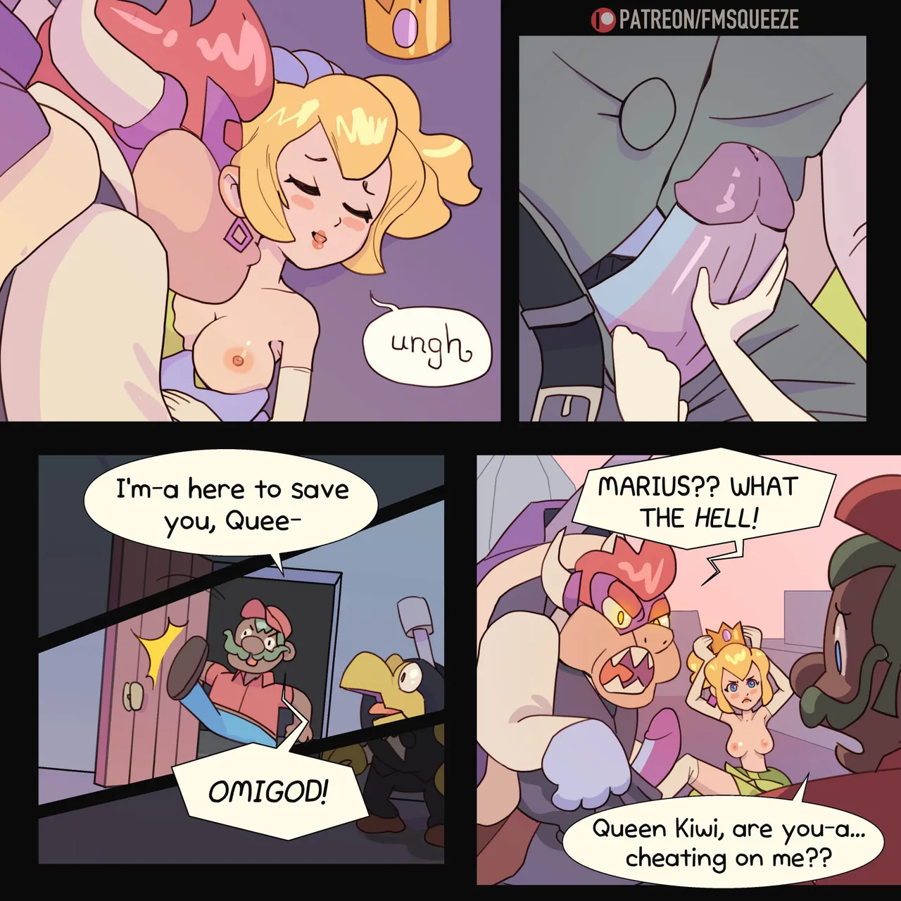 Kiwi’s Big Date- A Gangbang Fit for a Queen [Fmsqueeze] - Kiwi's Big Date- A Gangbang Fit for a Queen - Page 4