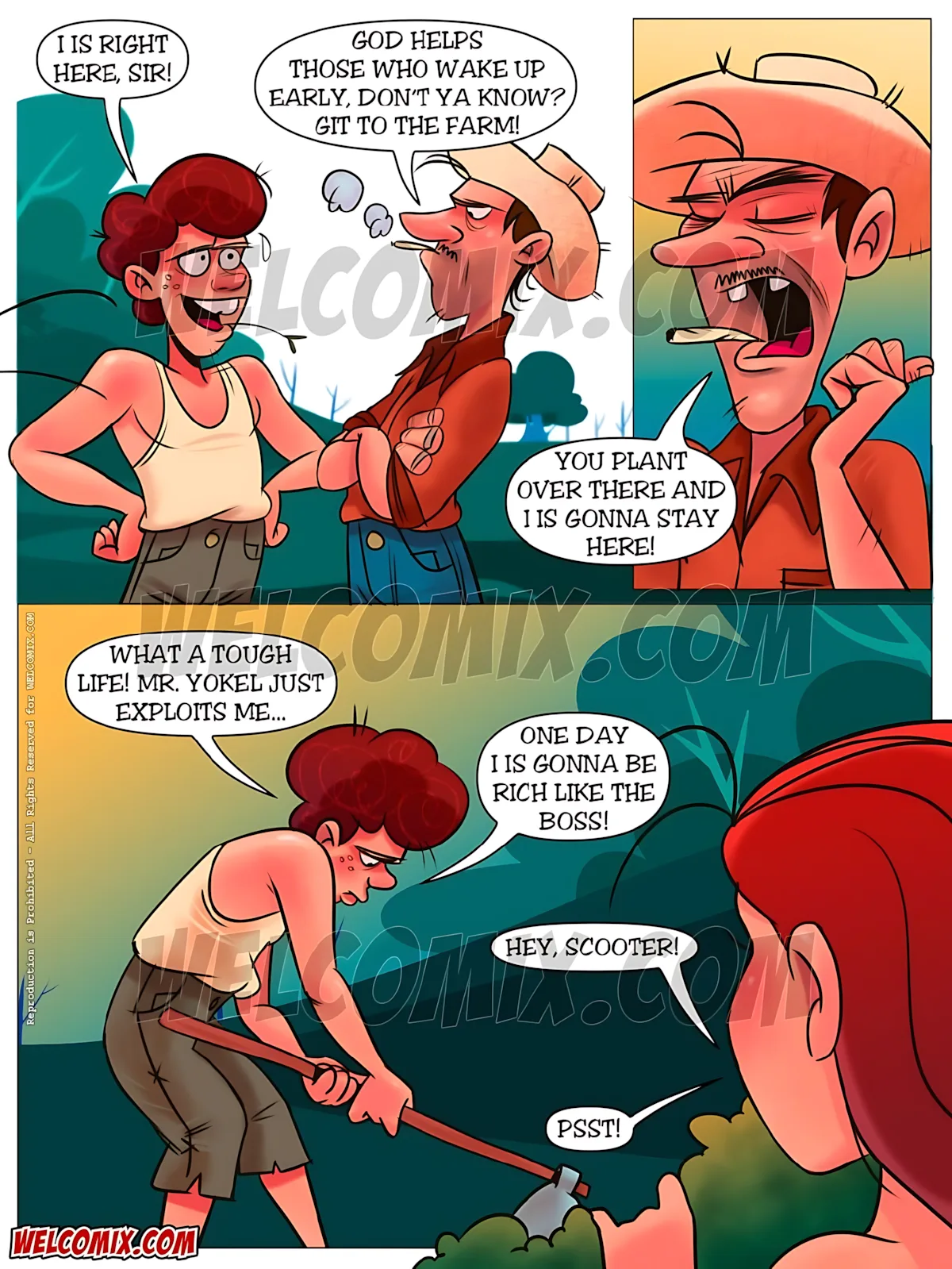 The Hillbilly Farm - 5 . The Hillbilly Farm - Planting On The Farm - Chapter 5 [WC TF] - Page 4