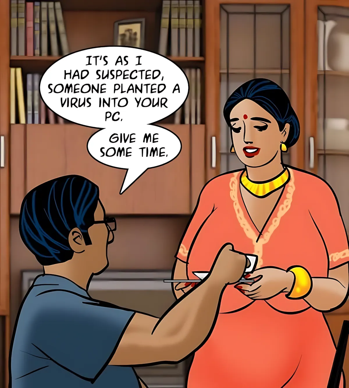 Velamma All Episodes Comics - 78 . Velamma - Episode 78 - Digital Penetration - Page 45