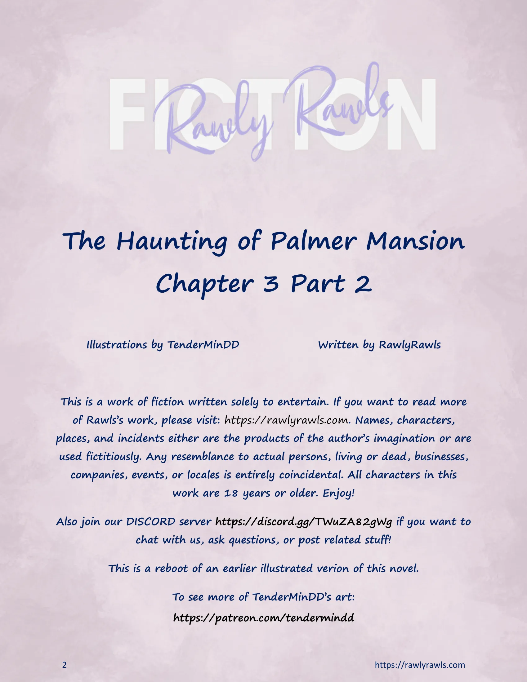 The Haunting Of Palmer Mansion [RawlyRawls] - 3.2 . The Haunting Of Palmer Mansion - Chapter 3 Part 2 [TenderMindd ] - Page 2