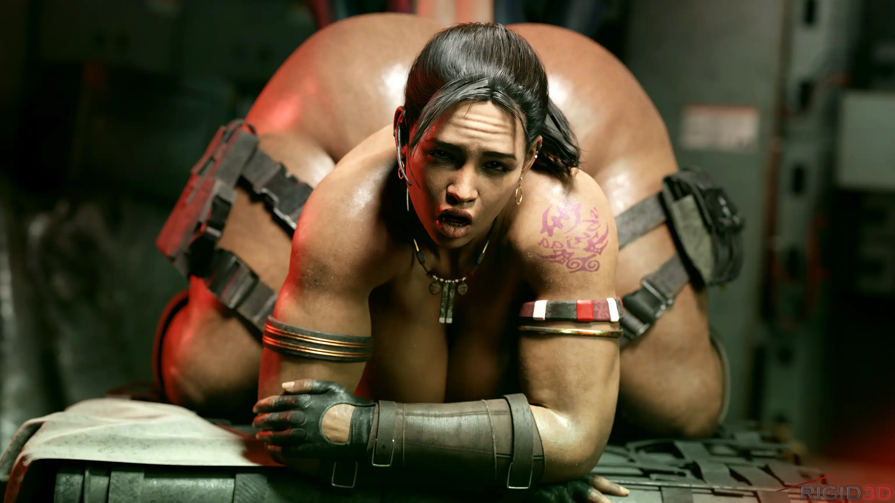 Sheva vs Futa Jill (Resident Evil) - 1 . Sheva vs Futa Jill Chapter 1 [Rigid3D] - Page 19