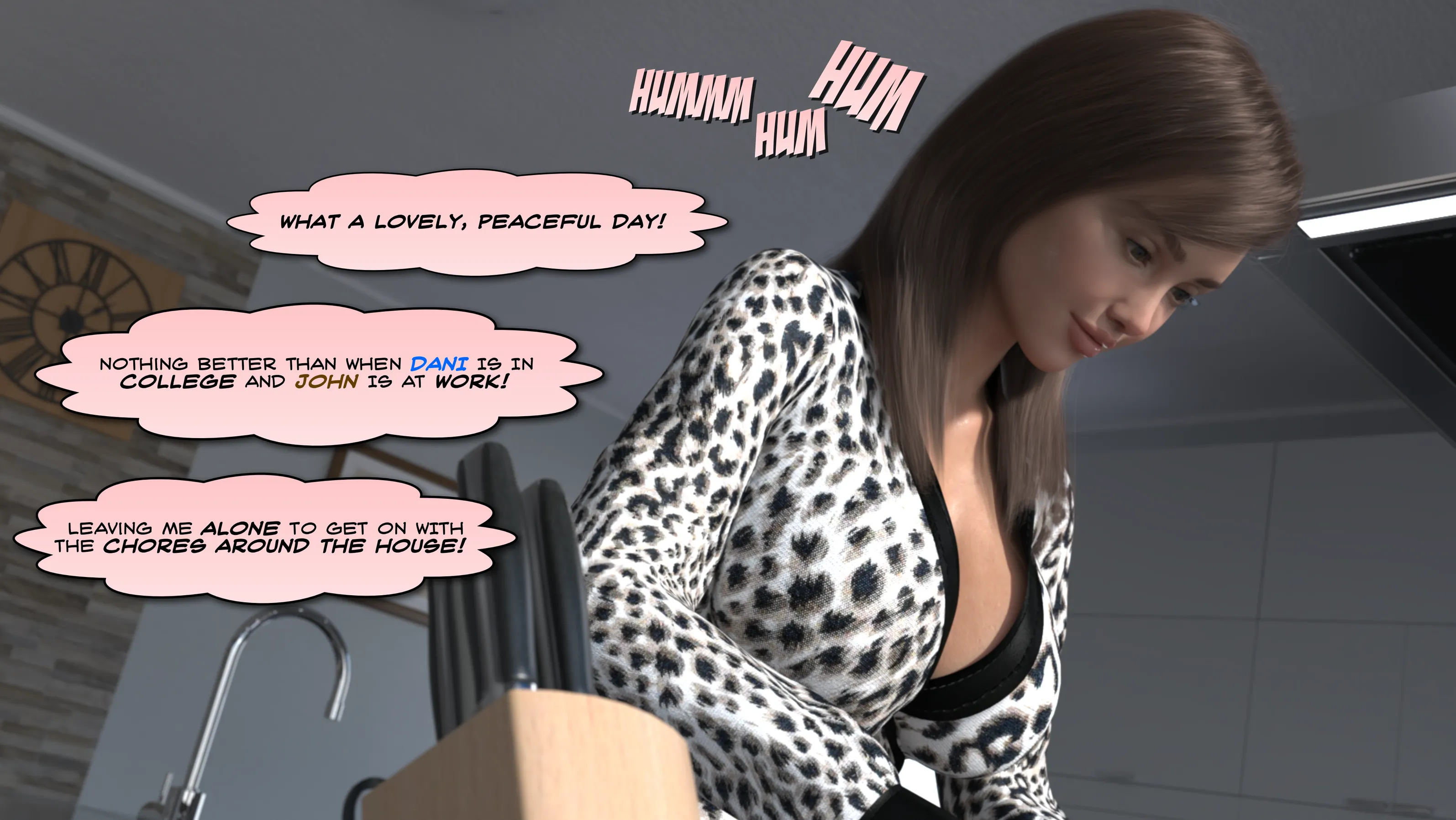 Wicked Pervert with a Big Cock! - 1 . Wicked Pervert with a Big Cock! - Chapter 1 [3DK-x] - Page 5