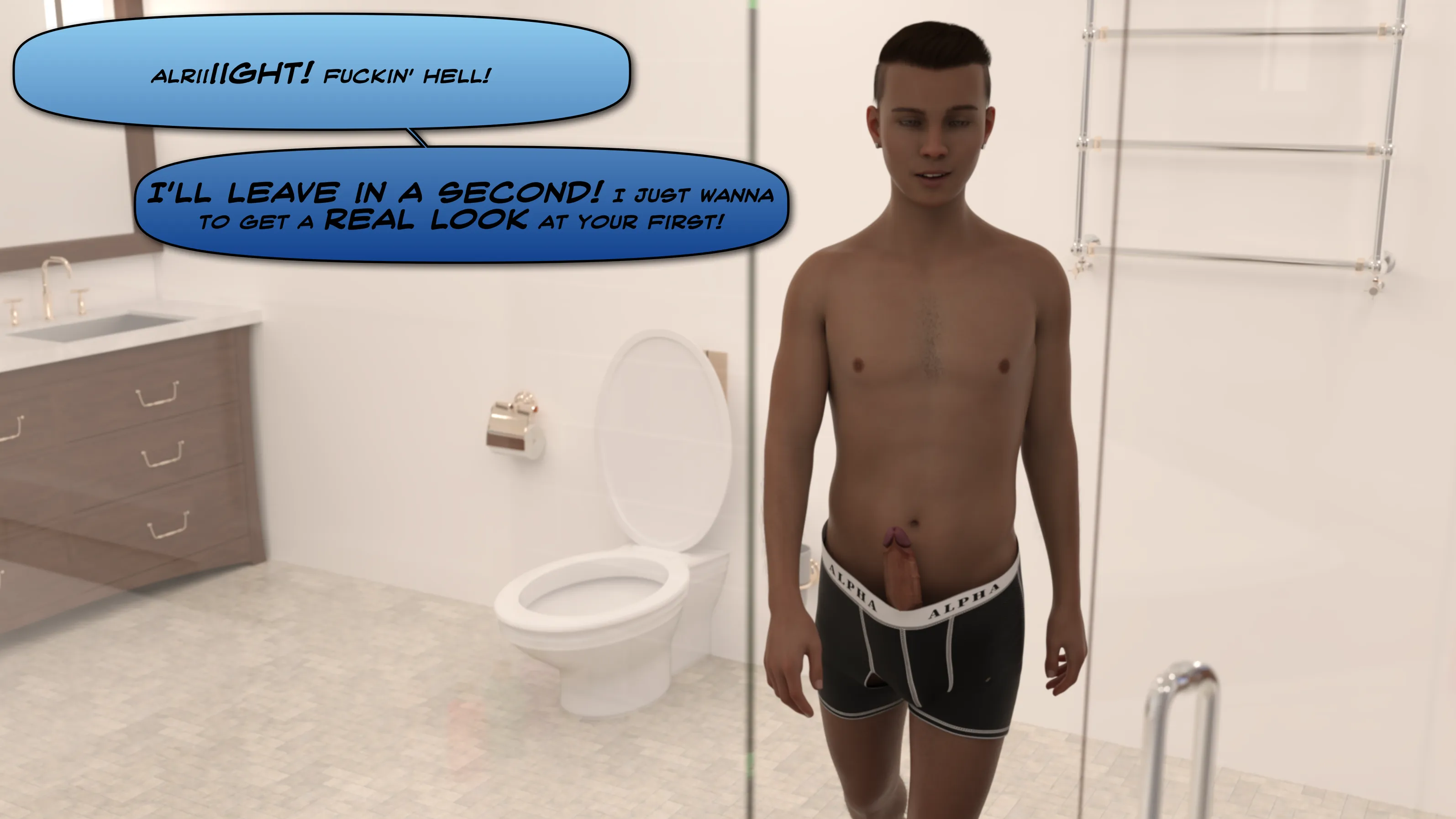 Wicked Pervert with a Big Cock! - 1 . Wicked Pervert with a Big Cock! - Chapter 1 [3DK-x] - Page 58