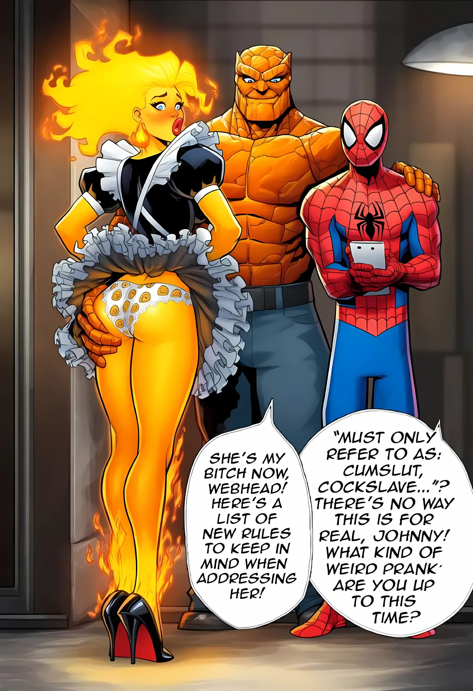 Fantastic Four – The Human Torch - Fantastic Four – The Human Torch 1 [PrincessJupiterTG] - Page 4