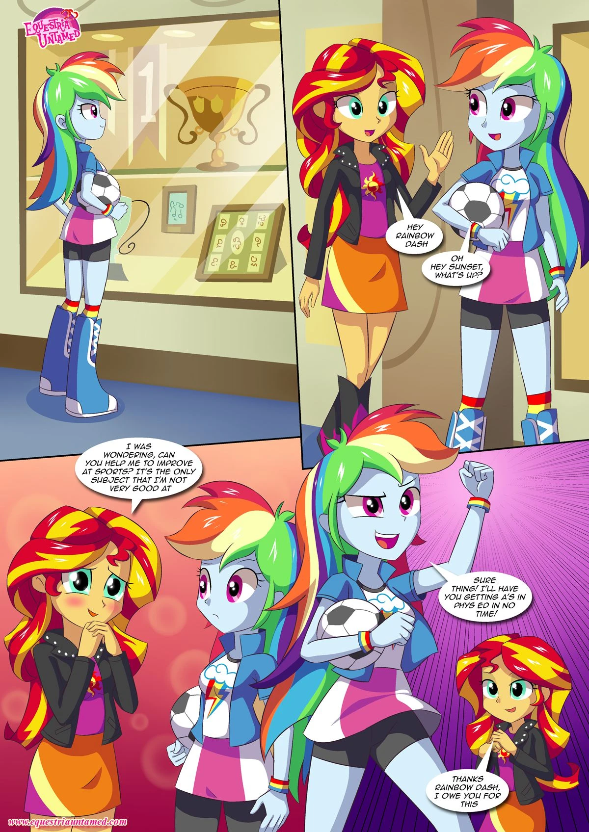 Physical Education (My Little Pony – Equestria Girls) [Palcomix] - 1 . Physical Education - (My Little Pony - Equestria Girls) [Palcomix] - Page 2