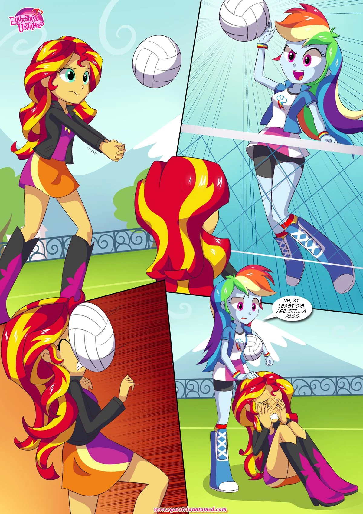 Physical Education (My Little Pony – Equestria Girls) [Palcomix] - 1 . Physical Education - (My Little Pony - Equestria Girls) [Palcomix] - Page 4