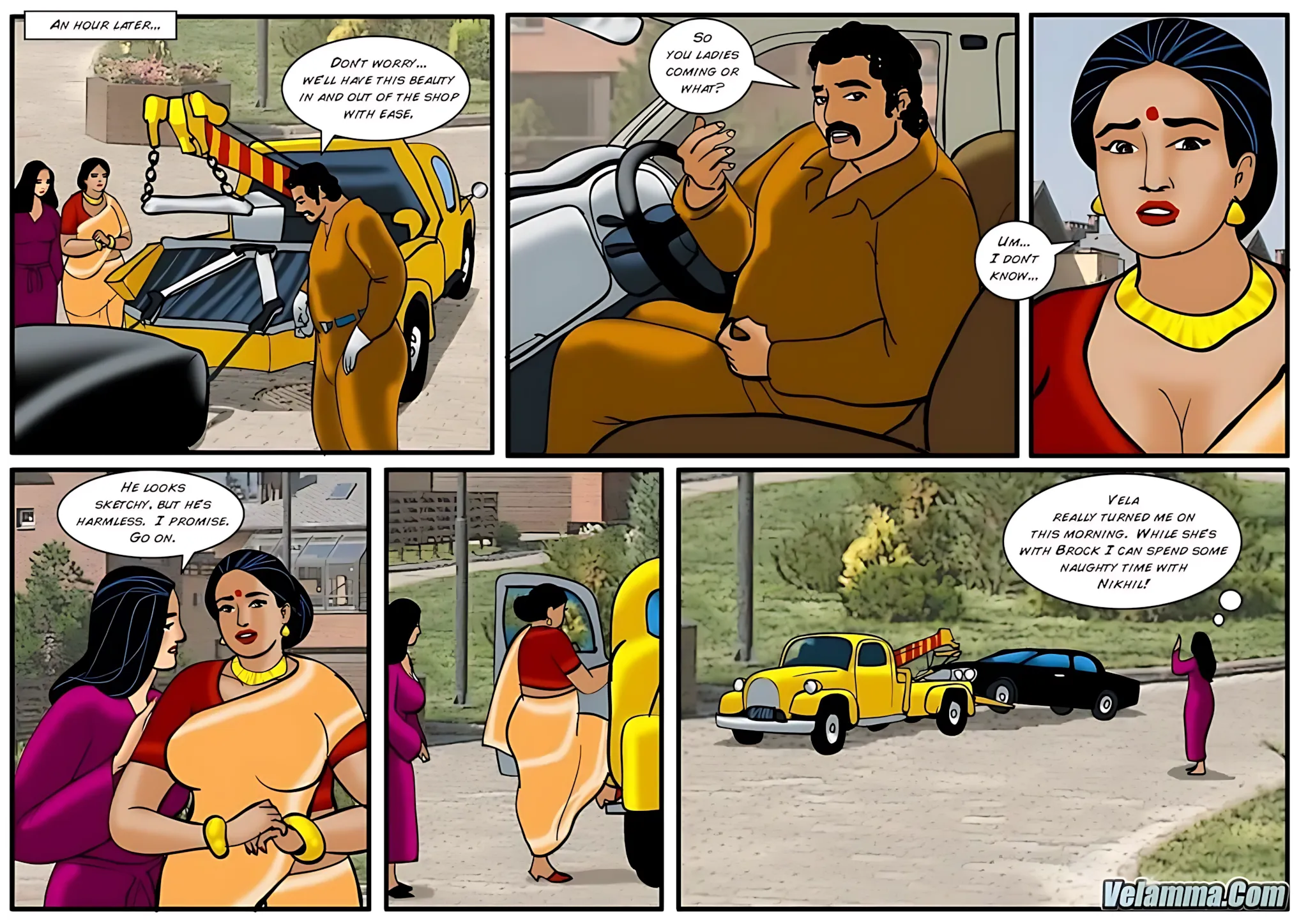 Velamma All Episodes Comics - 42 . Velamma - Episode 42 - Get All Greasy And Dirty At The Mechanics - Page 11