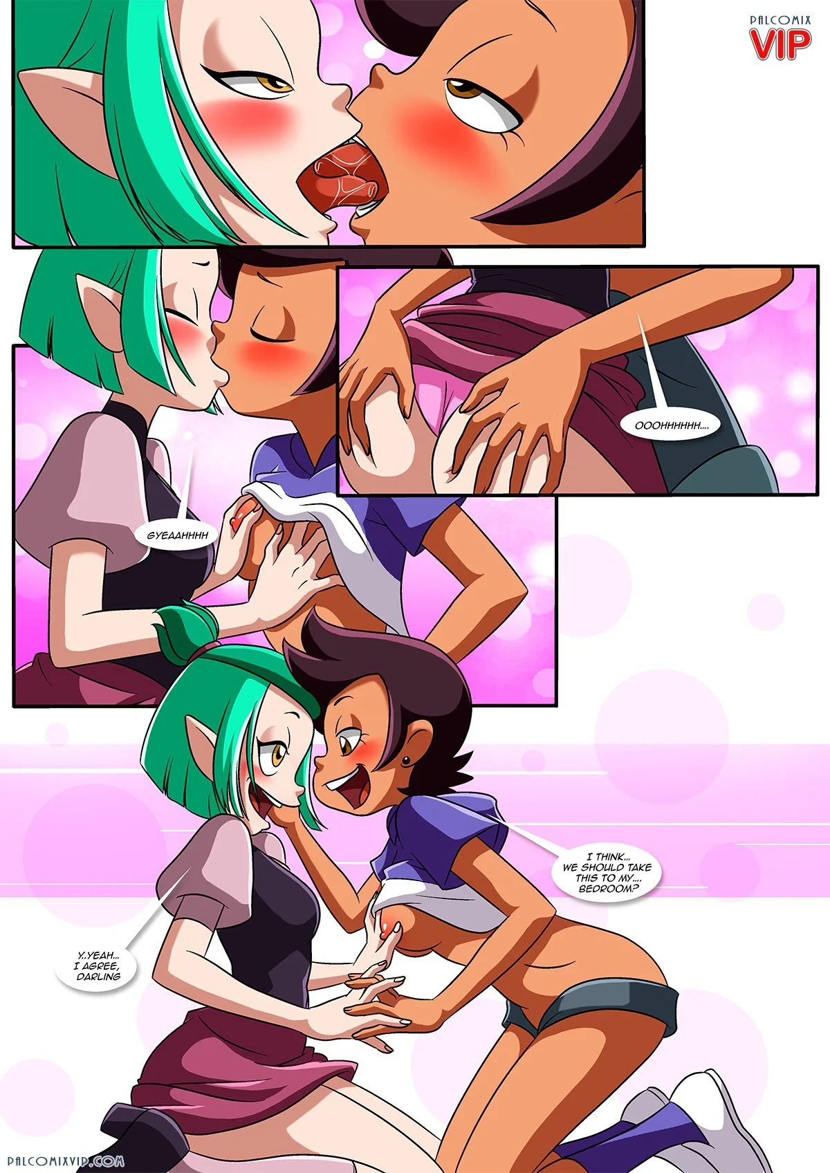 Yuri Newlywed Show (The Owl House) [Palcomix] - 1 . Yuri Newlywed Show - (The Owl House) [Palcomix] - Page 4