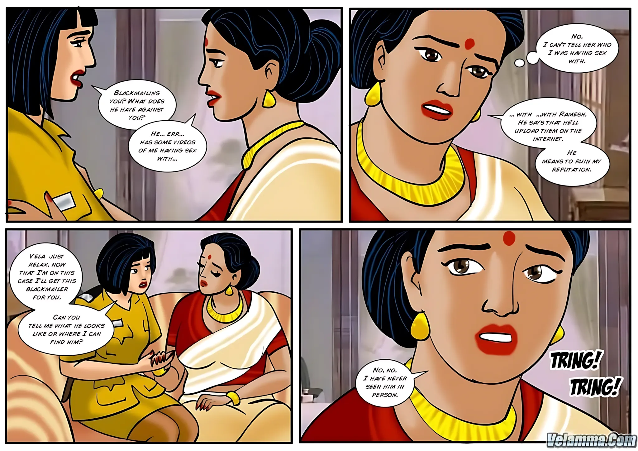 Velamma All Episodes Comics - 17 . Velamma - Episode 17 - The Hunt - Page 4