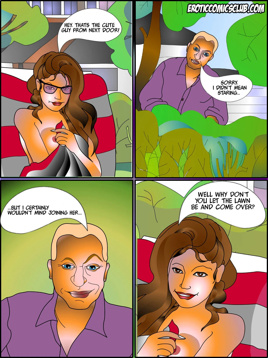 Lucky Neighbor [AdultComicsClub] - 1 . Lucky Neighbor - [AdultComicsClub] - Page 4
