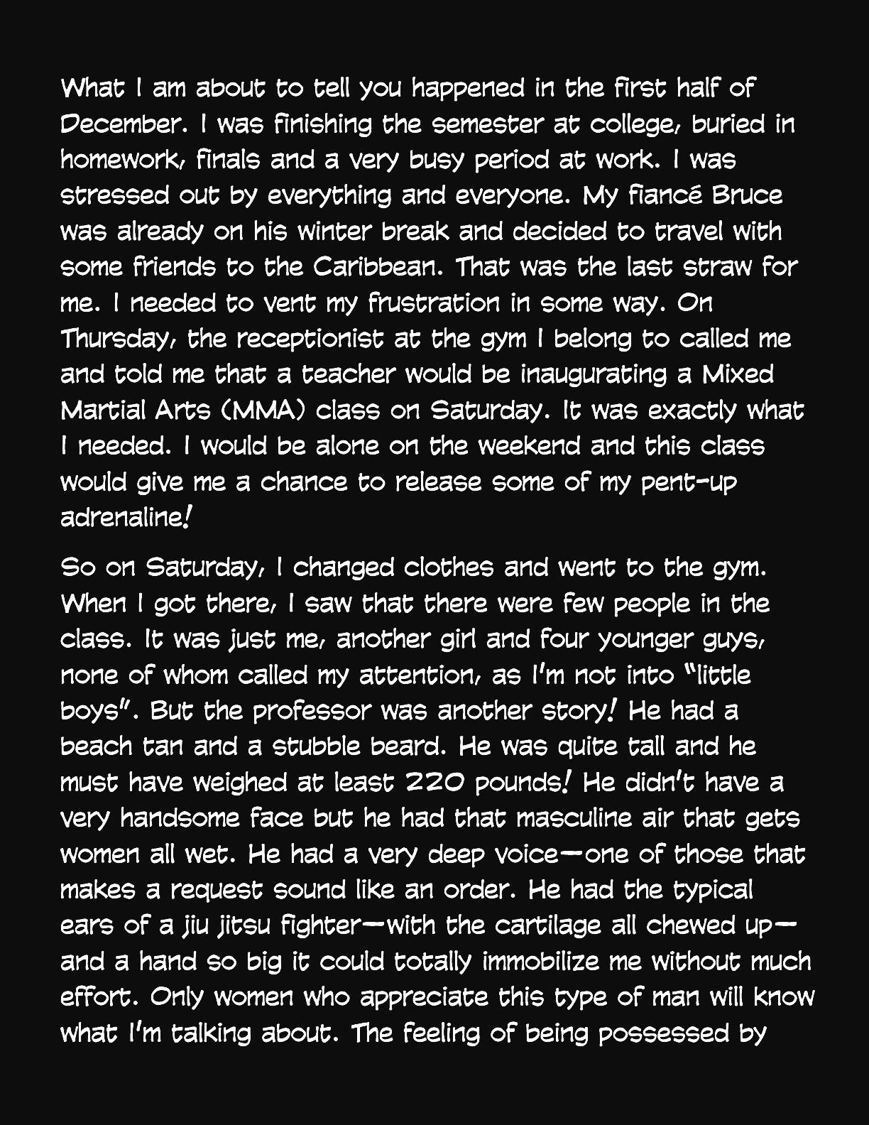 Animated Tales [WC | TF] - CHEATING MY BOYFRIEND WITH MY MMA TEACHER - Page 2