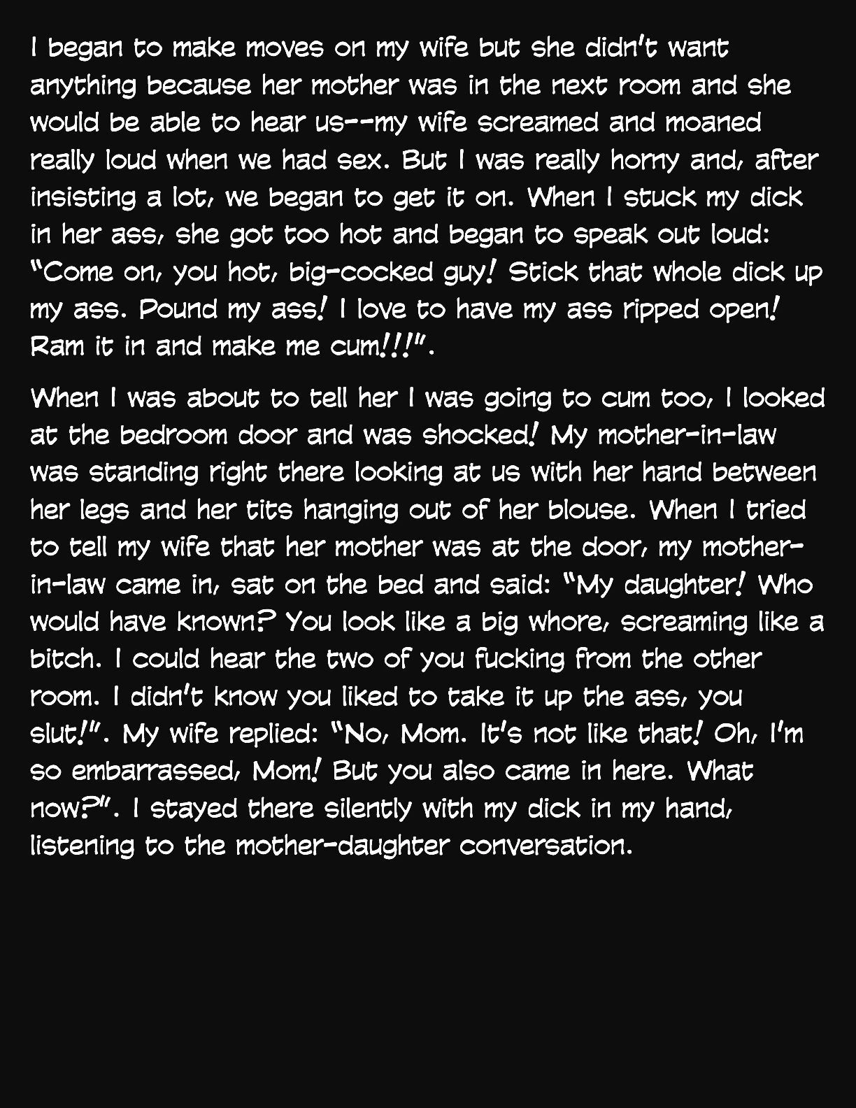 Animated Tales [WC | TF] - I FUCKED MY MOTHER-IN-LAW IN FRONT OF MY WIFE - Page 3