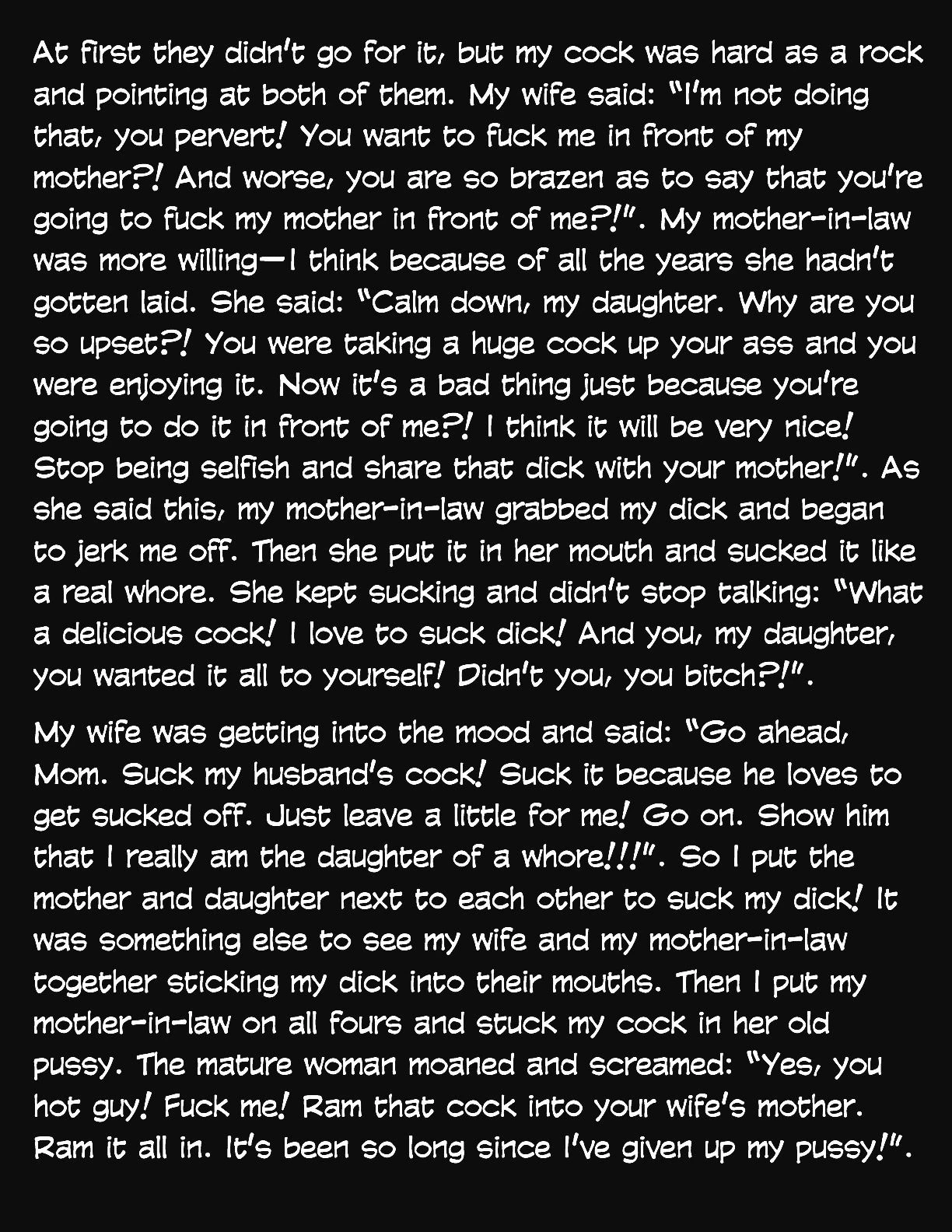 Animated Tales [WC | TF] - I FUCKED MY MOTHER-IN-LAW IN FRONT OF MY WIFE - Page 5