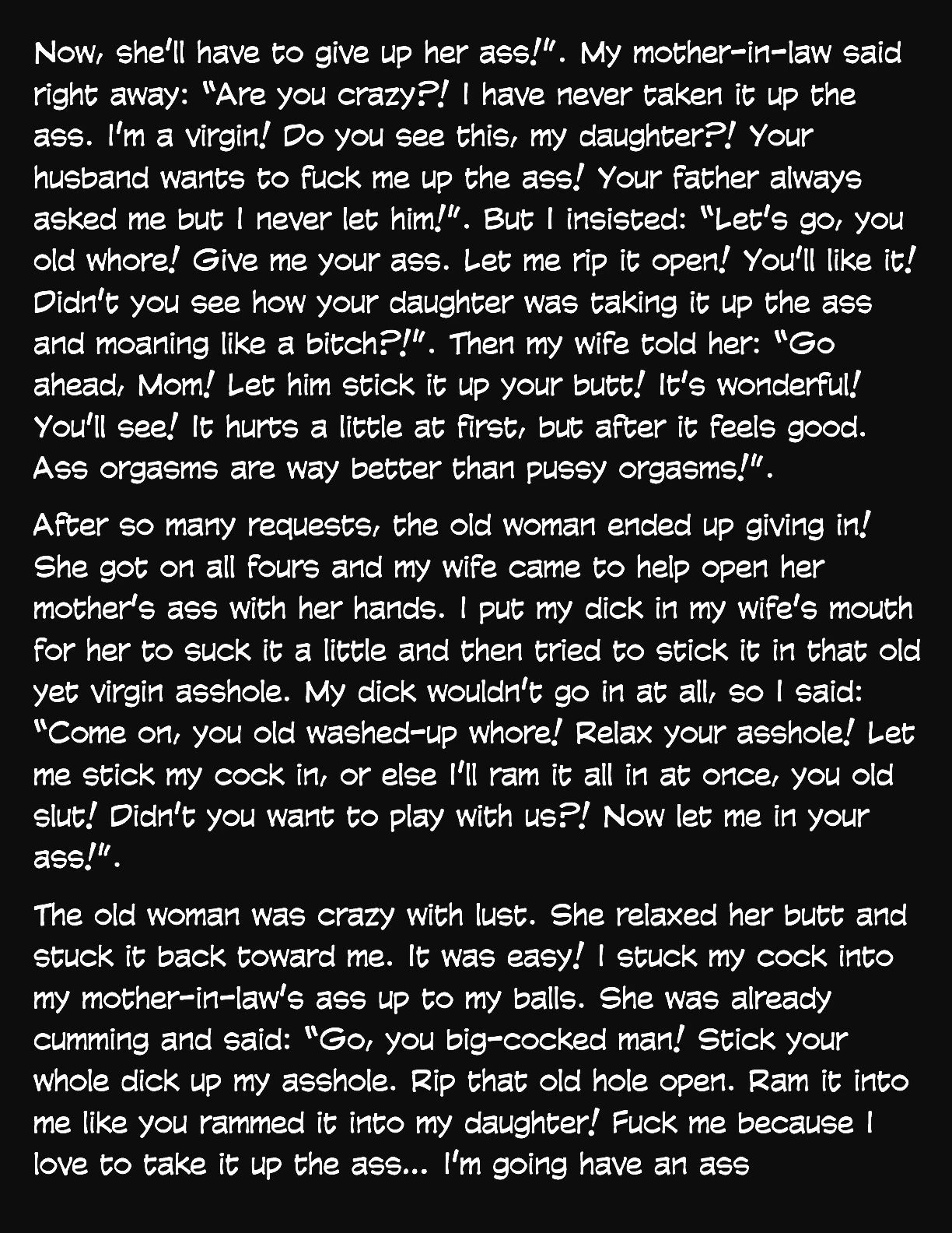 Animated Tales [WC | TF] - I FUCKED MY MOTHER-IN-LAW IN FRONT OF MY WIFE - Page 7