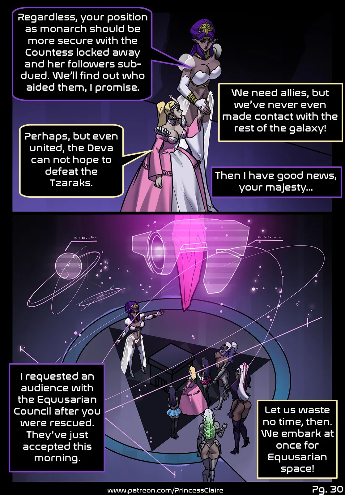 Princess Claire – A Royal Endowment - 4 . Princess Claire - Chapter 4 [Pop-lee] - Page 30