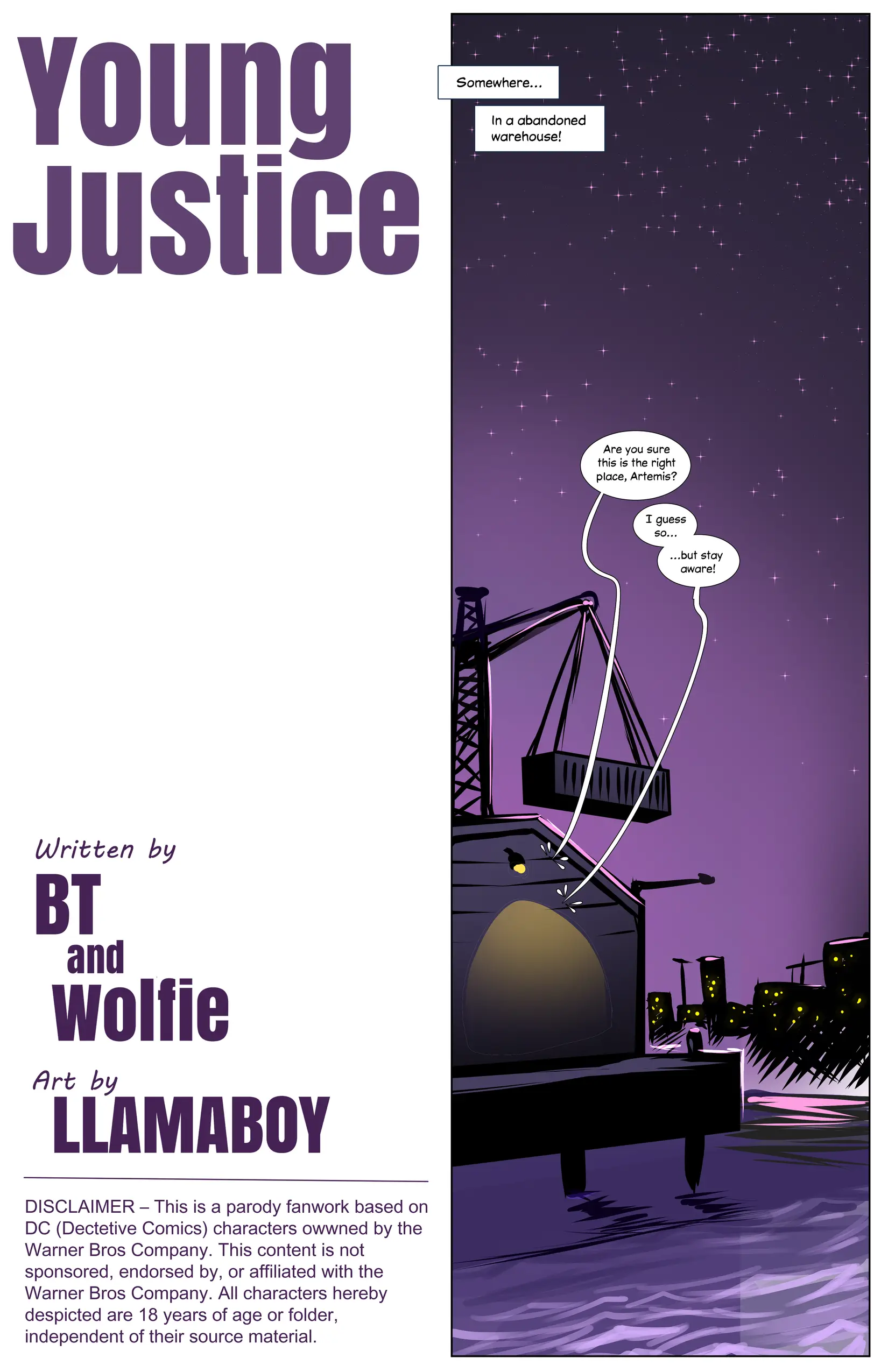 Young Justice [Llamaboy] - 1 . Young Justice - Chapter 1 - Page 2